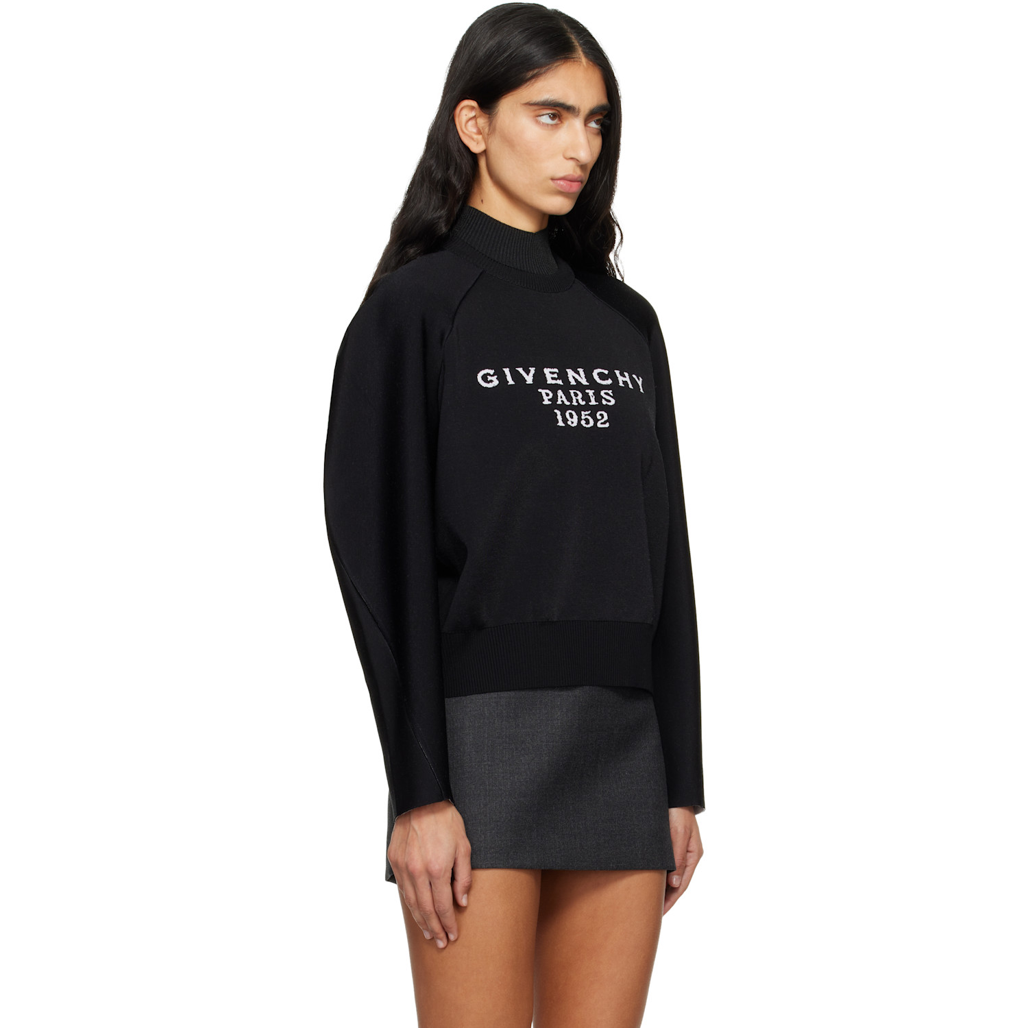  Givenchy Black 'givenchy' Signature Sweater 