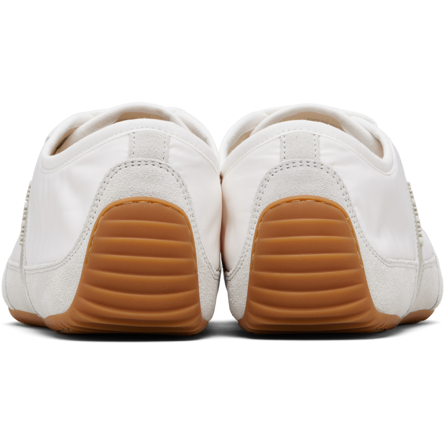  Givenchy White & Gray Slim Sneakers 