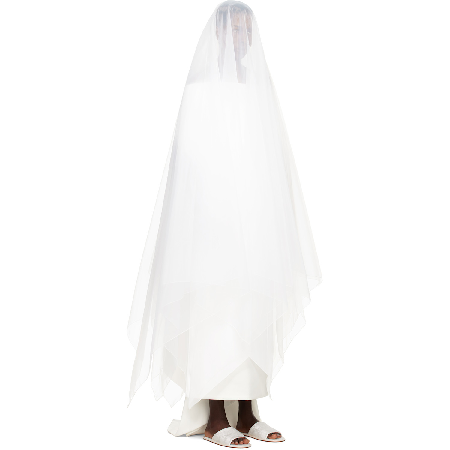  Lii Ssense Exclusive Bridal Capsule Cape Veil 