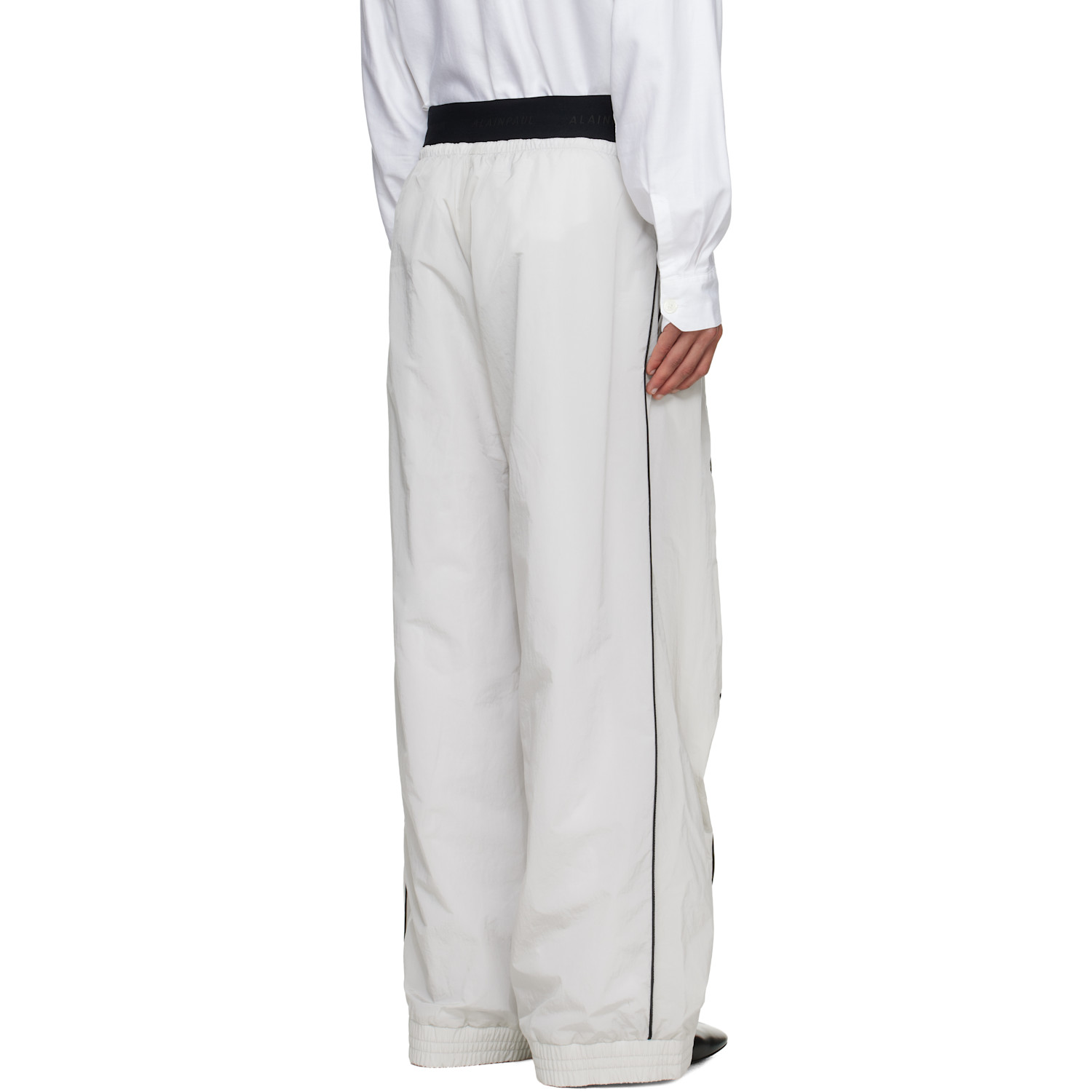  Alainpaul Grey Knee Shape Track Pants 