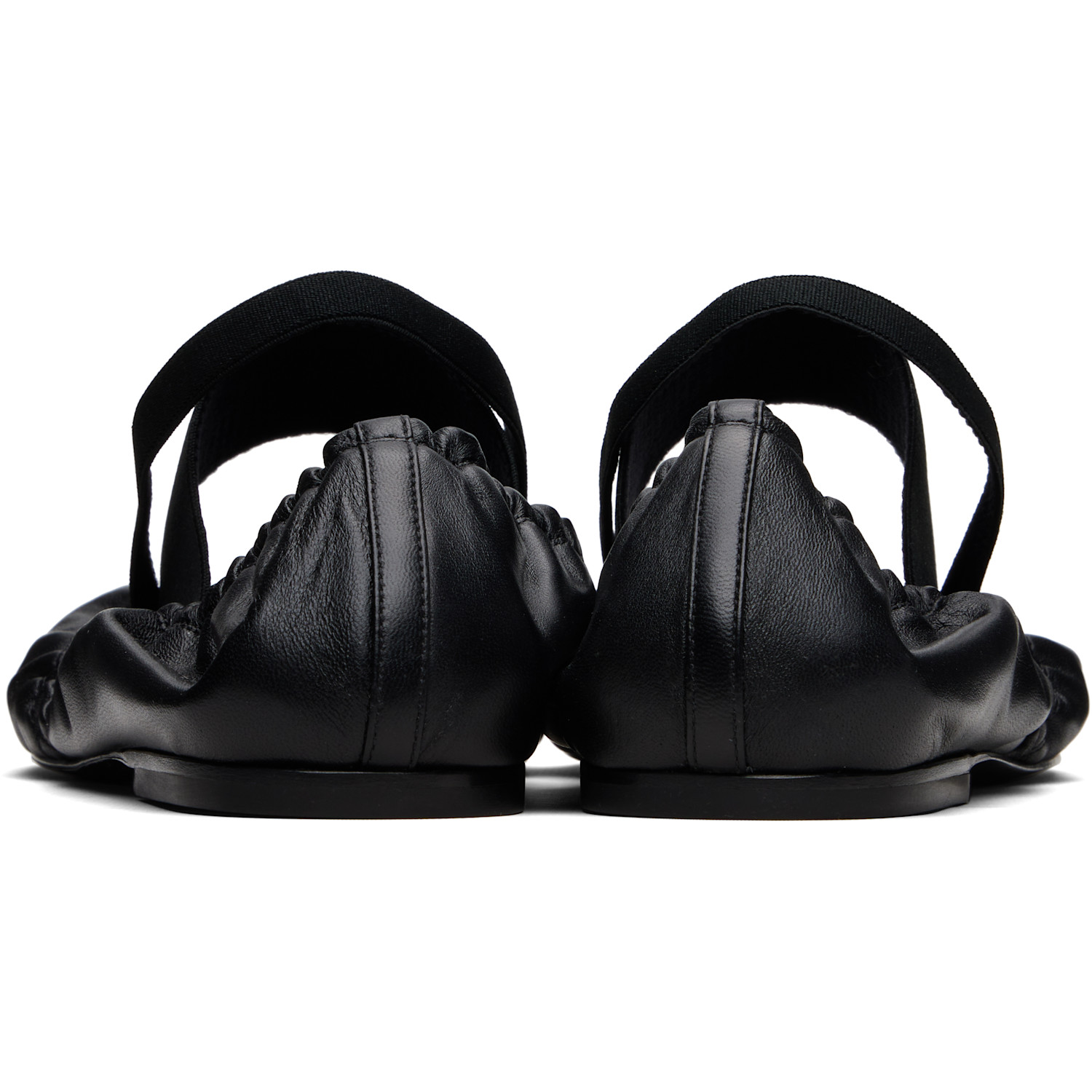  Alainpaul Black Merce Ballerina Flats 