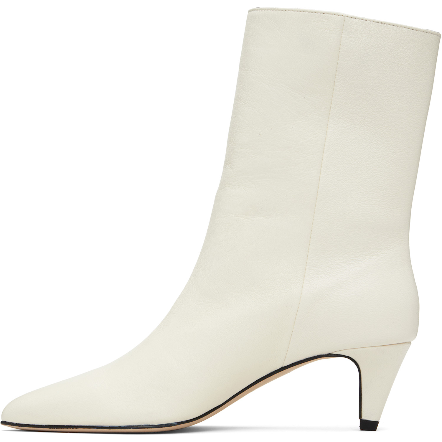  By Far Off-white Lysander Washed Leather Boots 