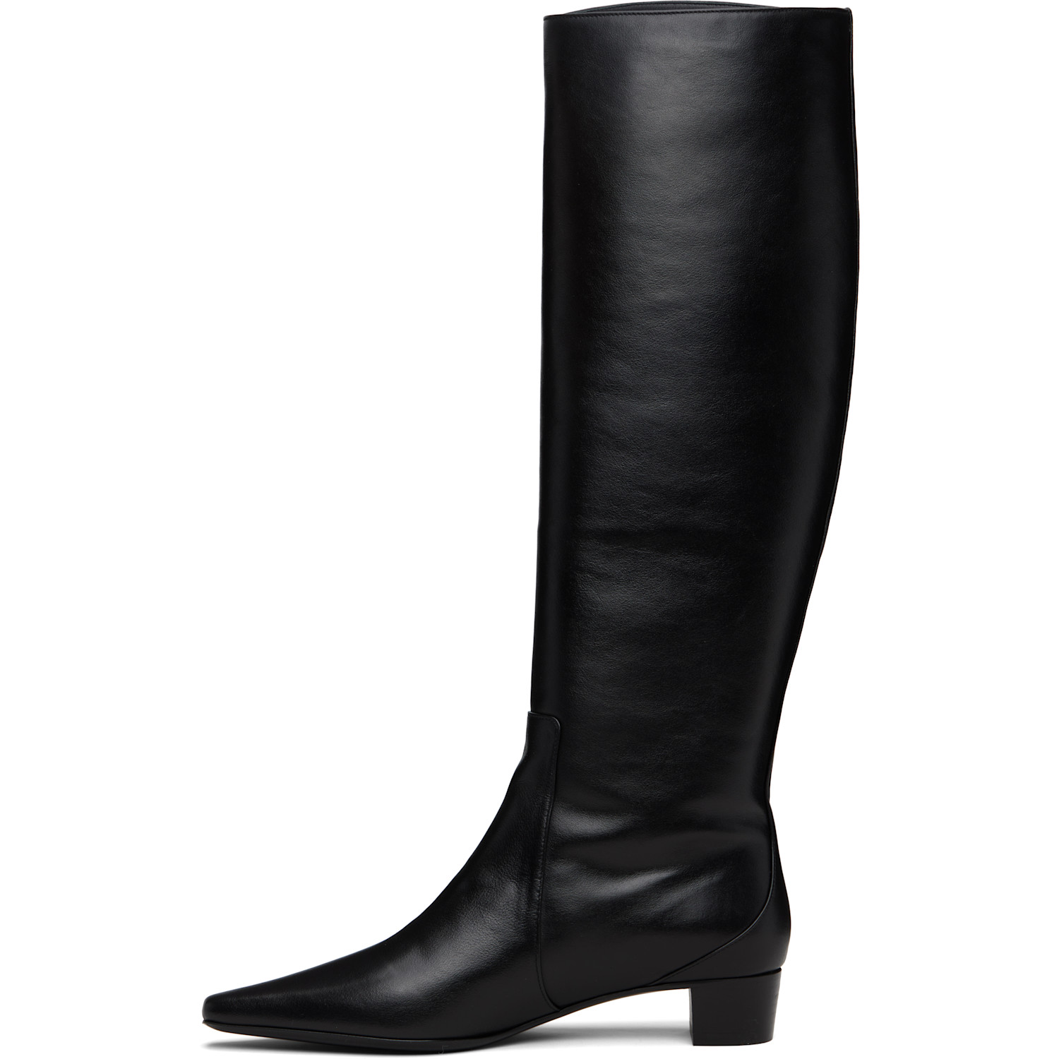  By Far Black Pascal Nappa Leather Tall Boots 