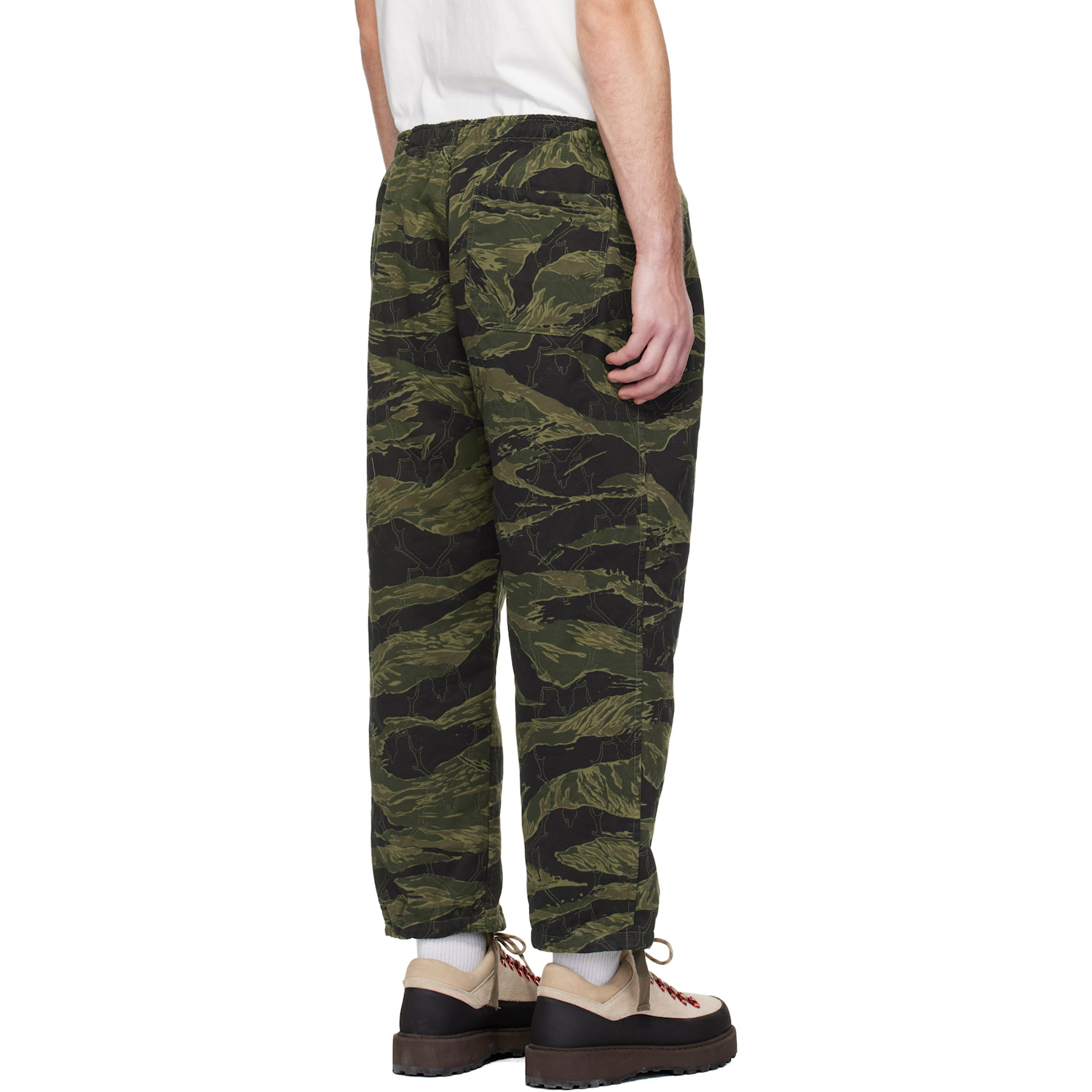  South2 West8 Khaki String Slack Trousers 