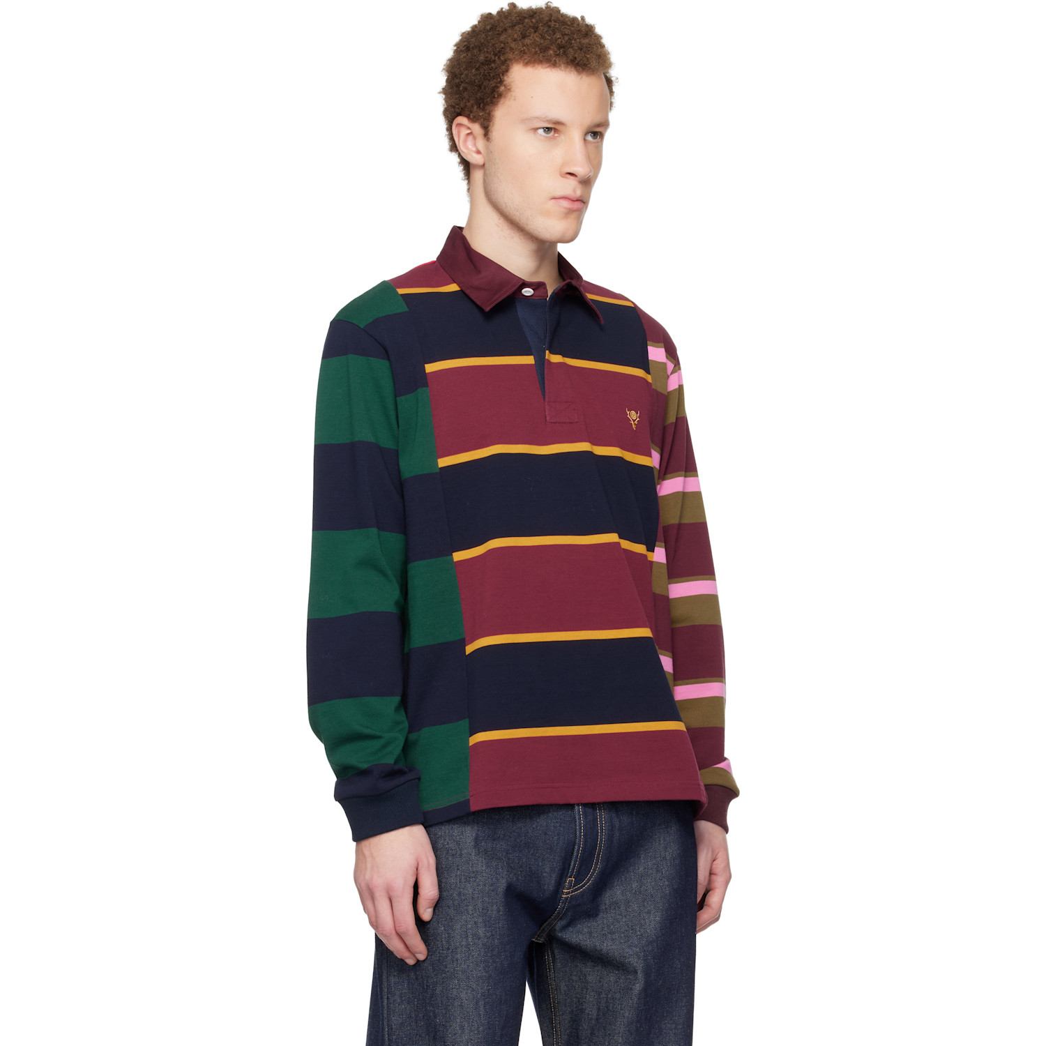  South2 West8 Multicolor Rugger Polo 