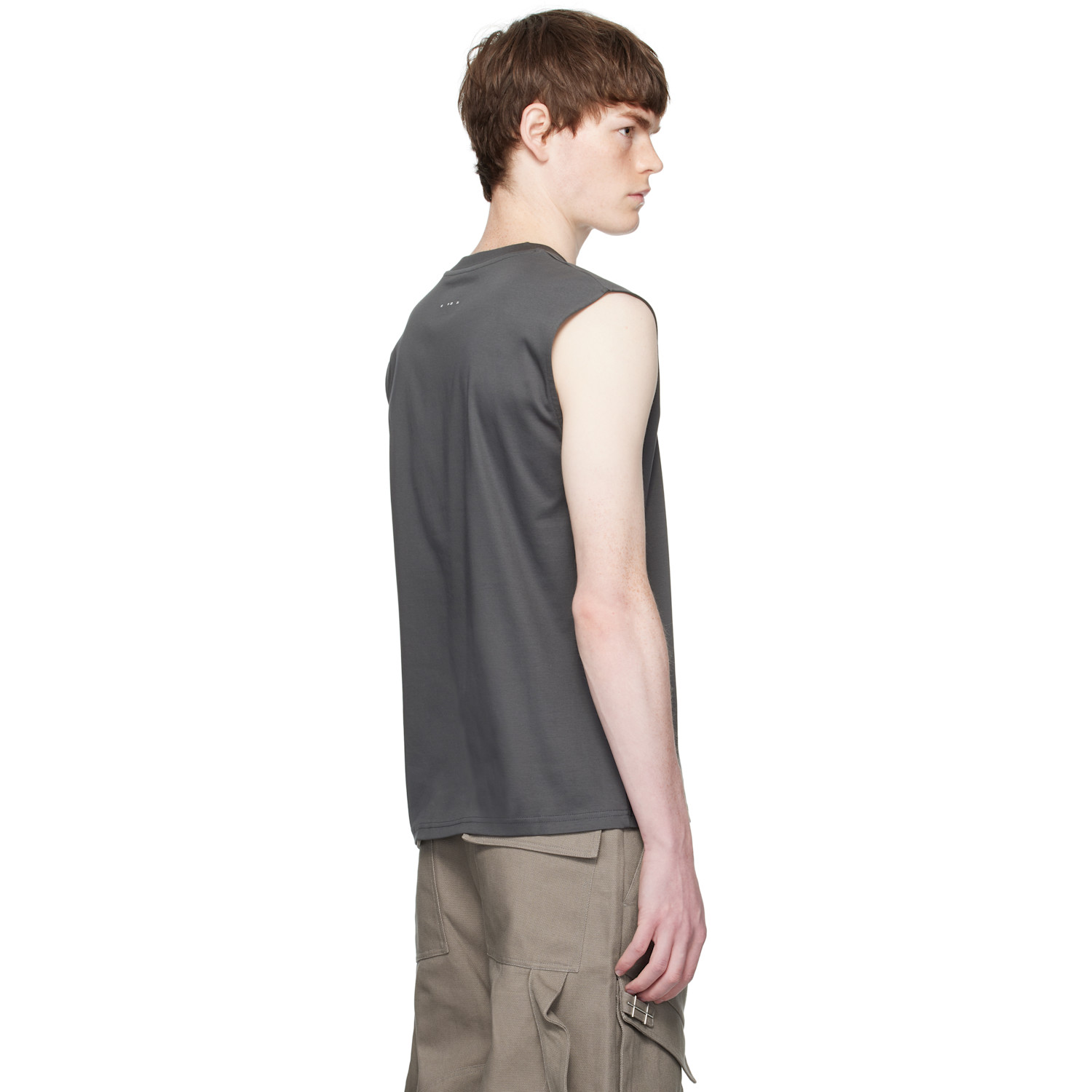  Heliot Emil Gray Retina Tank Top 