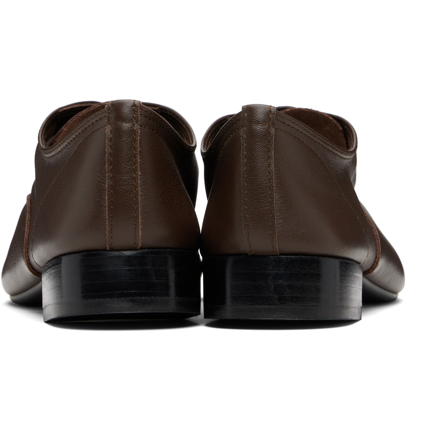  Repetto Brown Zizi Rubber-sole Oxfords 