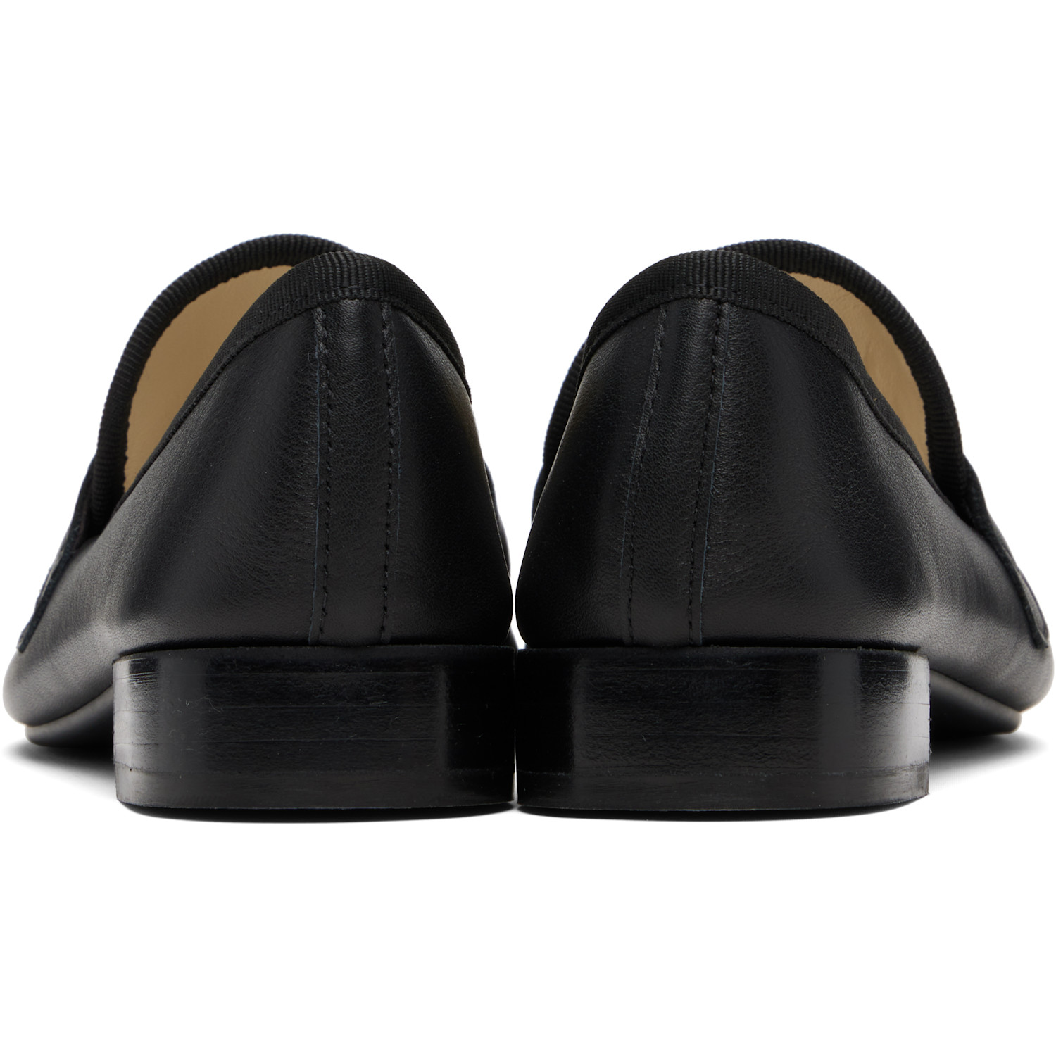  Repetto Black Michael Rubber-sole Loafers 