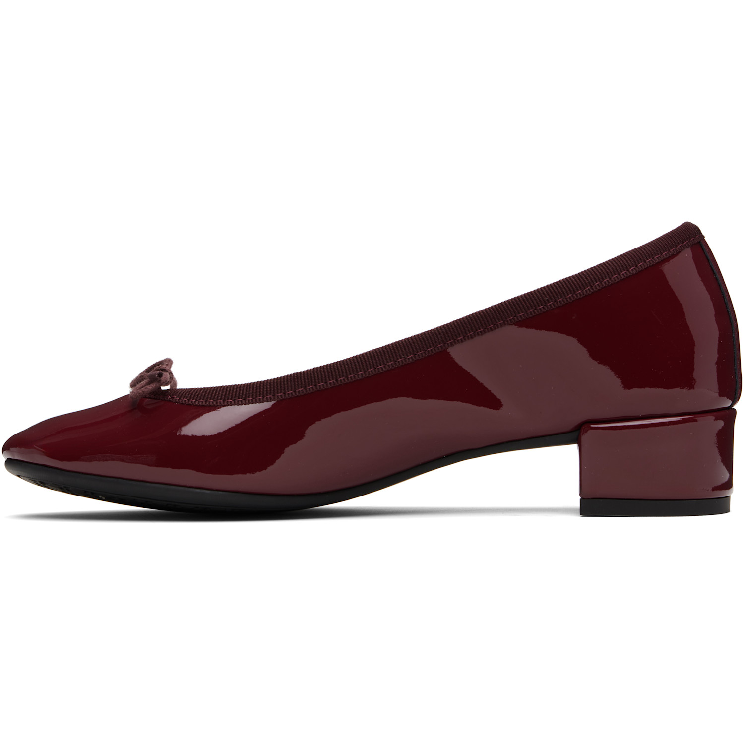  Repetto Burgundy Camille Rubber-sole Heels 