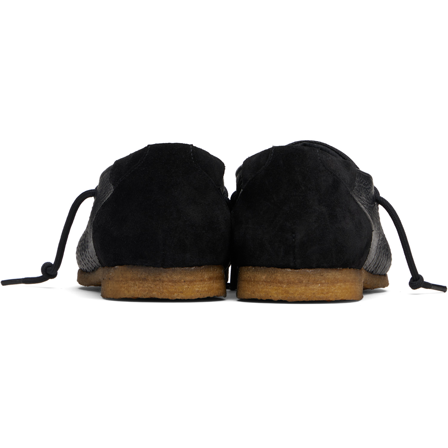  Stefan Cooke Black Laced Trainer Sneakers 
