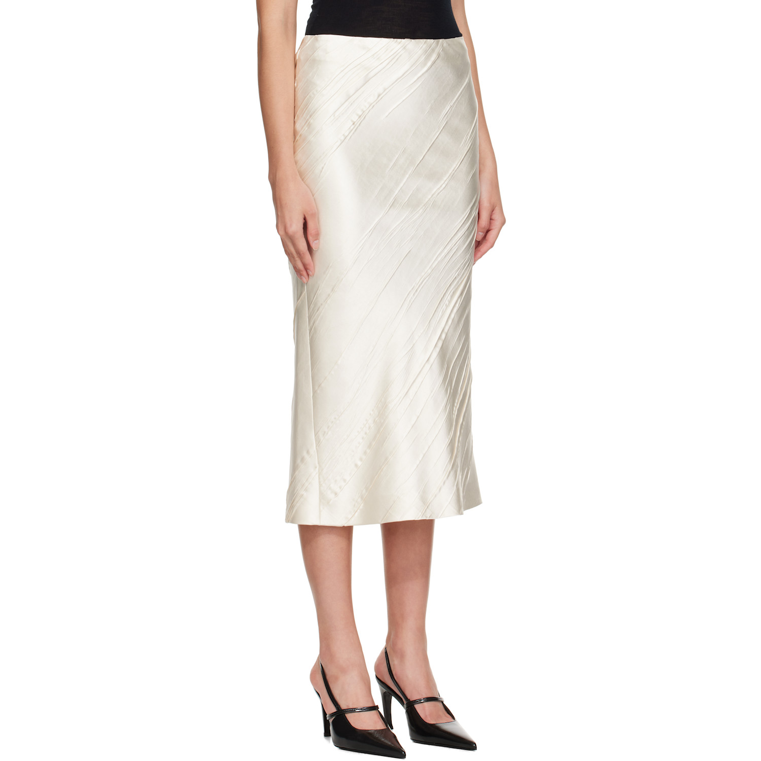  Sportmax Off-white Ruta Midi Skirt 