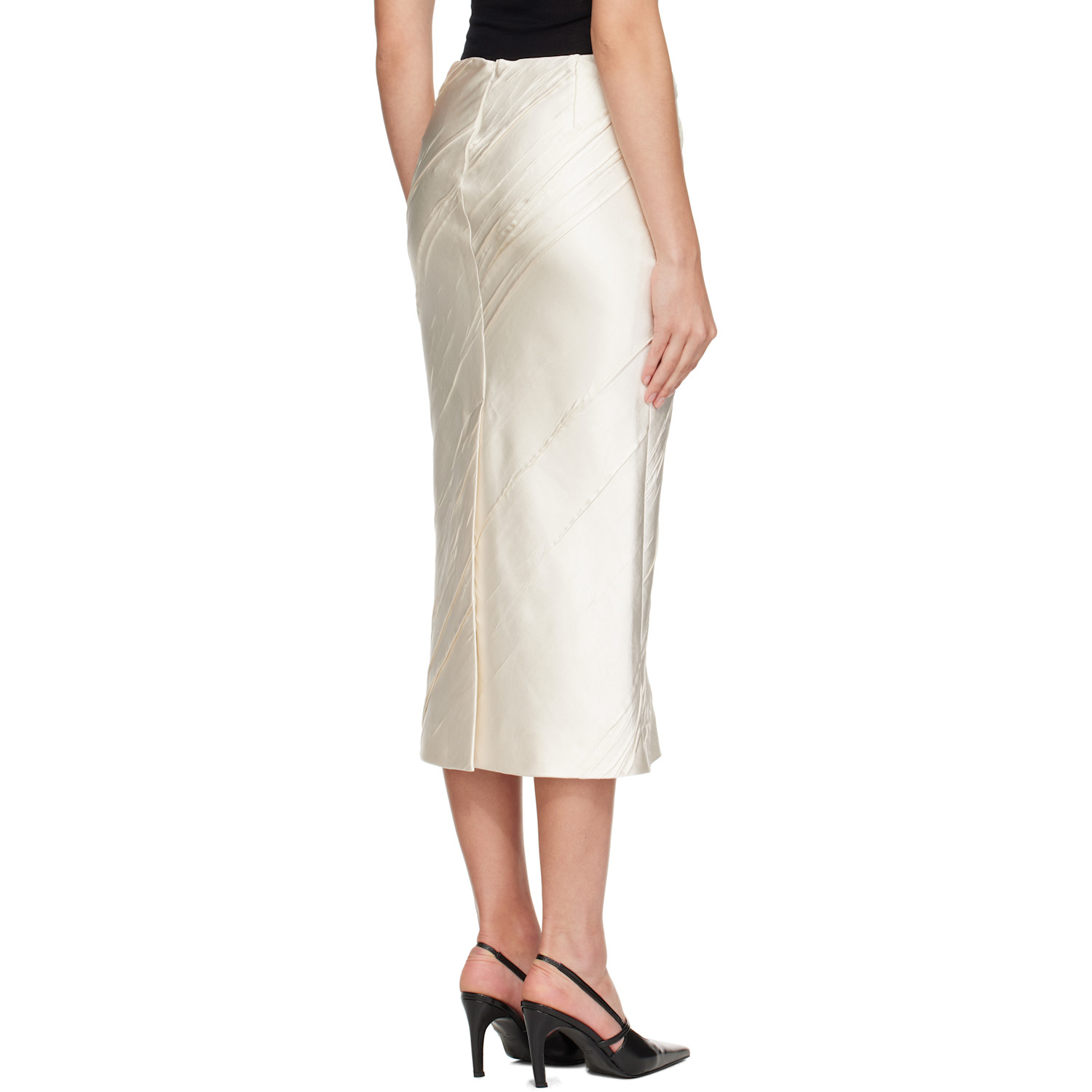  Sportmax Off-white Ruta Midi Skirt 