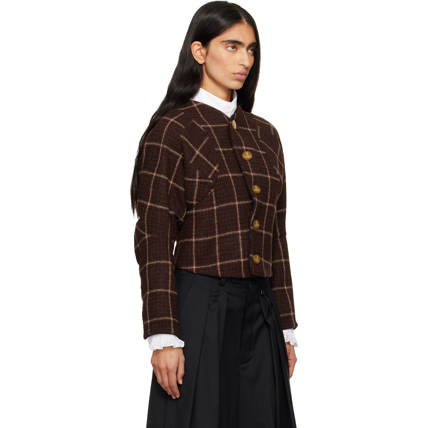 Vivienne Westwood Brown Pourpoint Jacket 