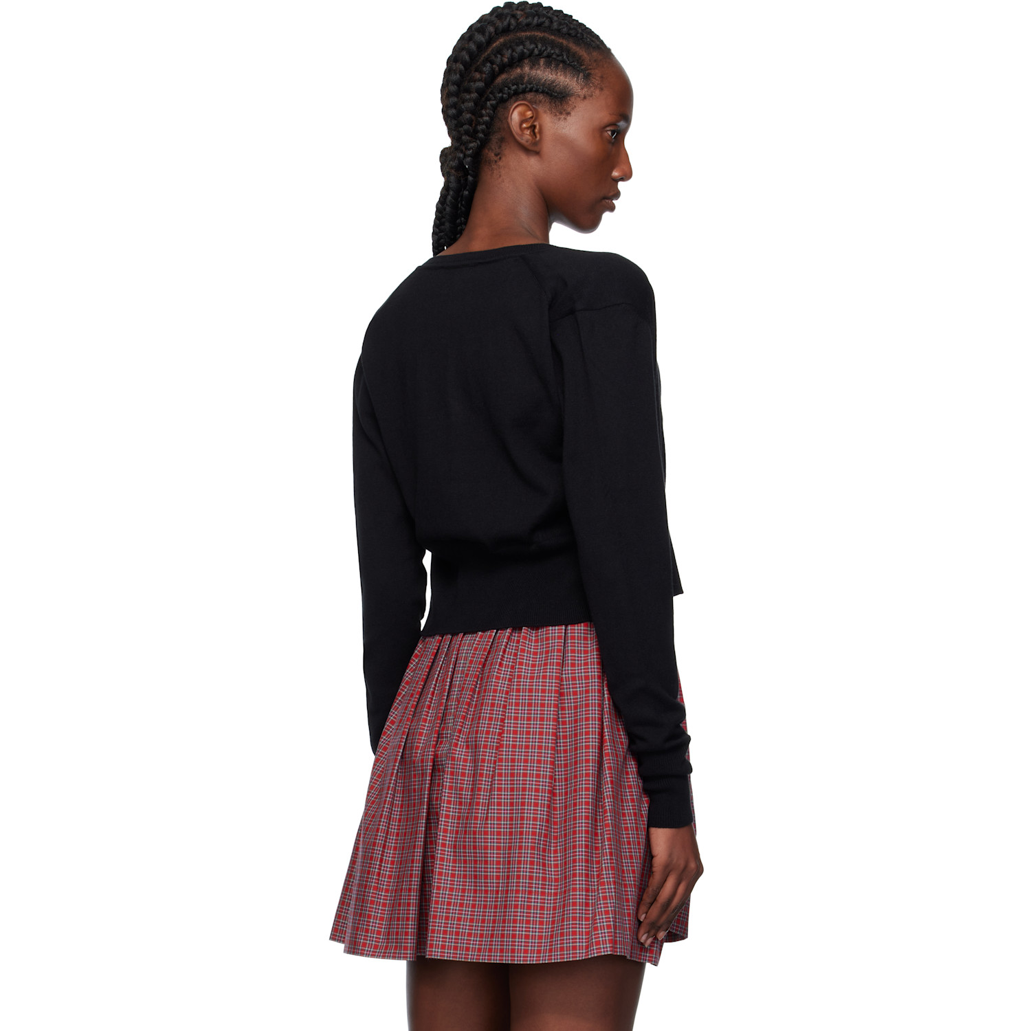  Vivienne Westwood Black Bea Cropped Cardigan 