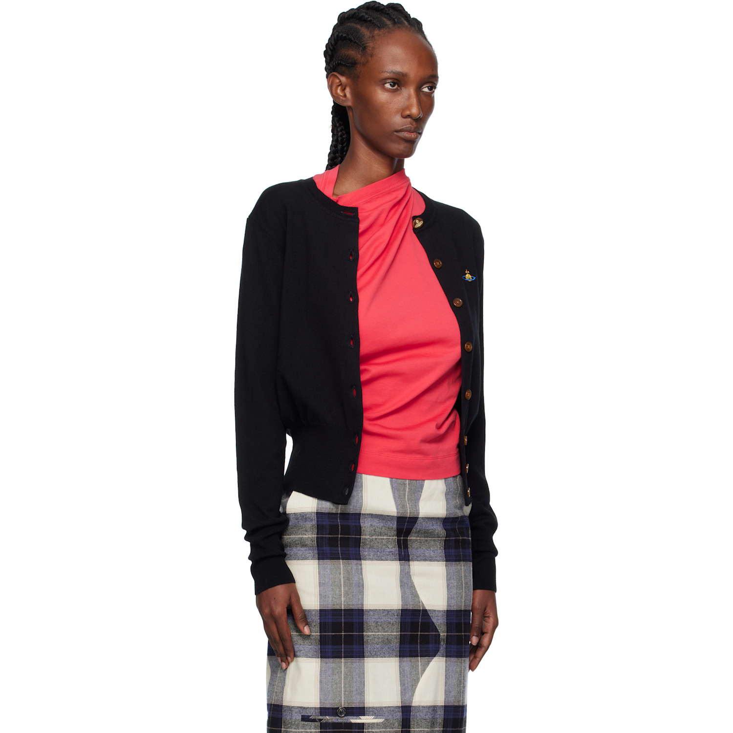  Vivienne Westwood Black Bea Cardigan 