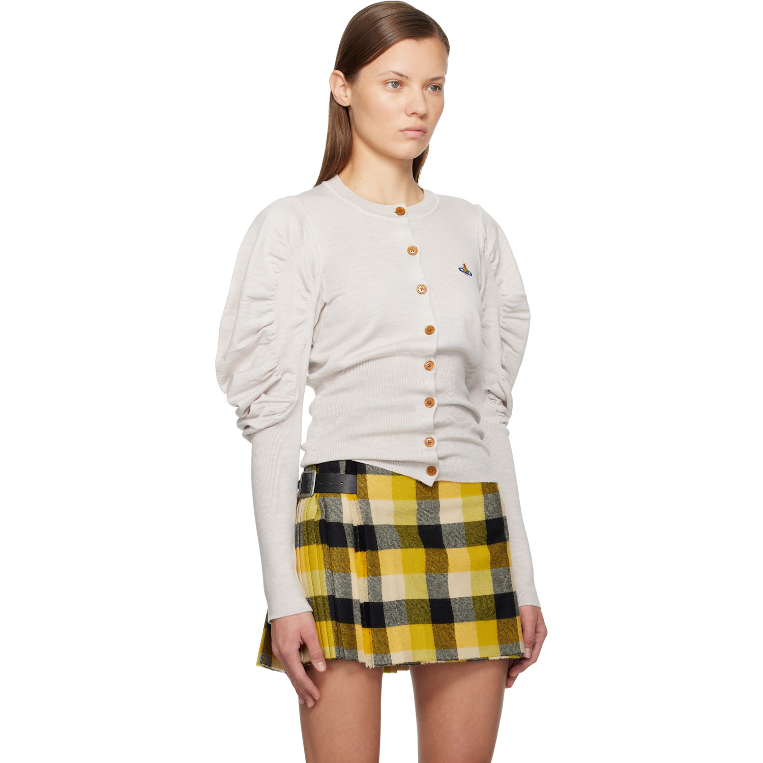  Vivienne Westwood Gray Eli Cardigan 