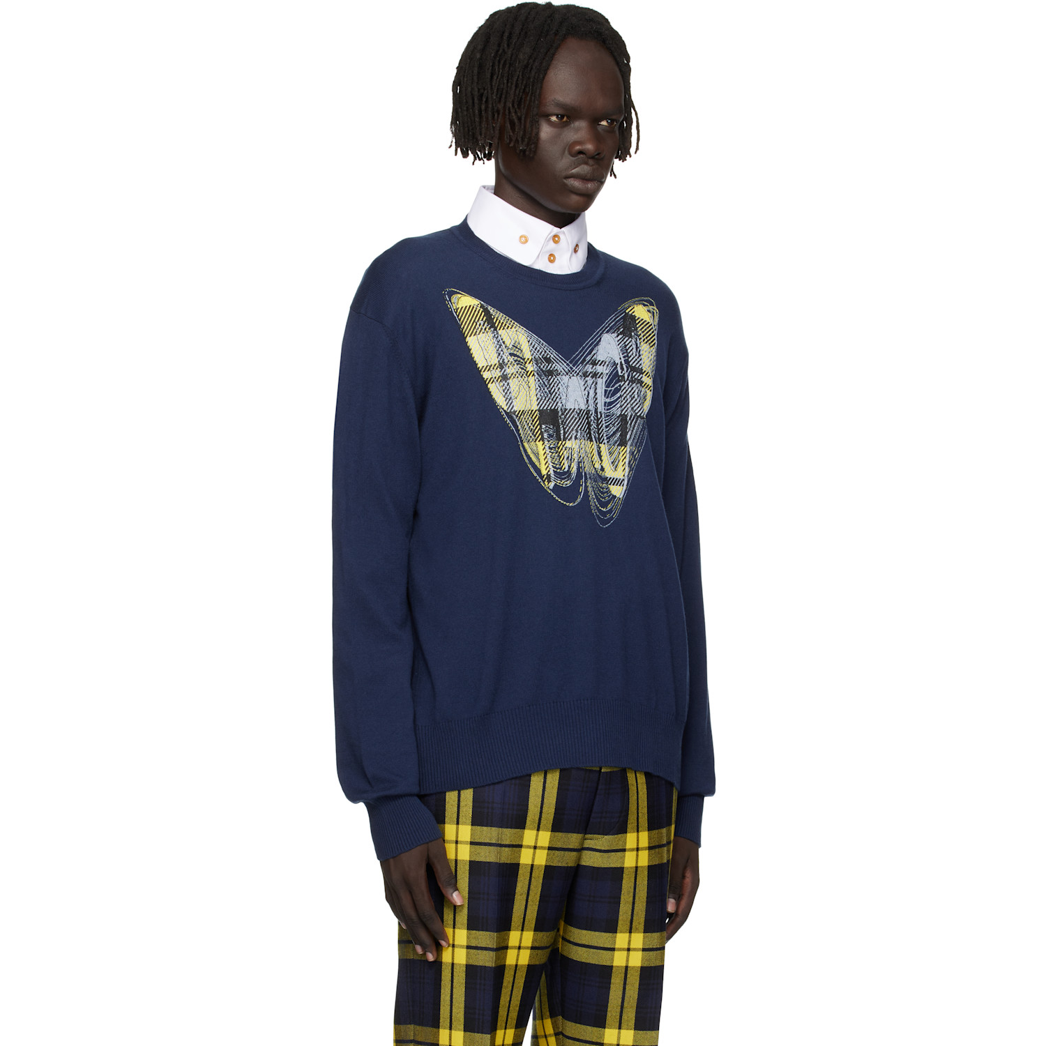  Vivienne Westwood Navy Chaos Sweater 