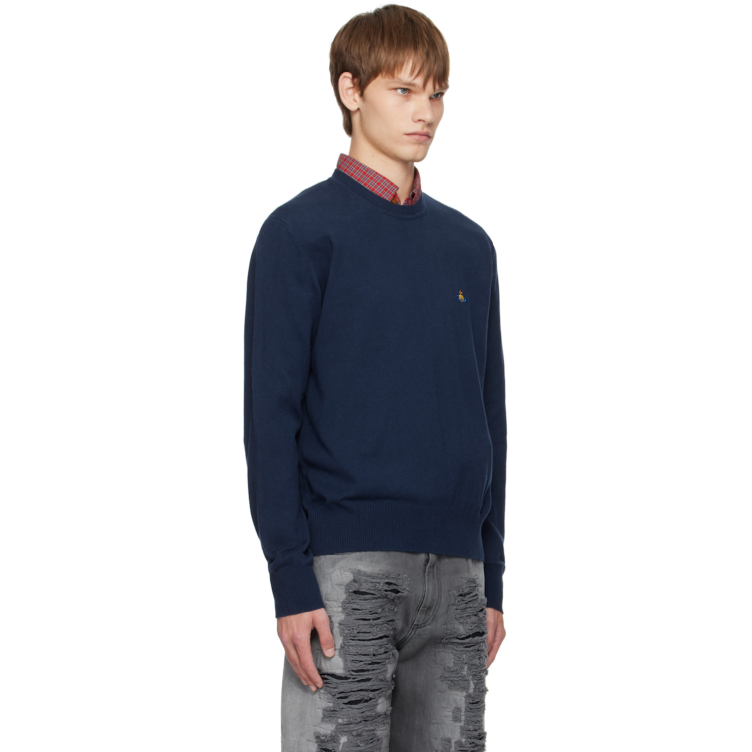  Vivienne Westwood Navy Alex Sweater 