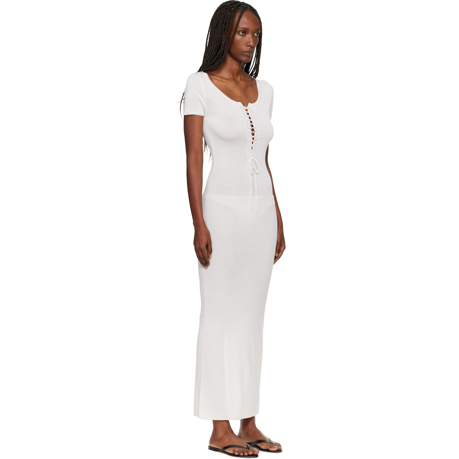  Judy Turner Off-white Judson Maxi Dress 