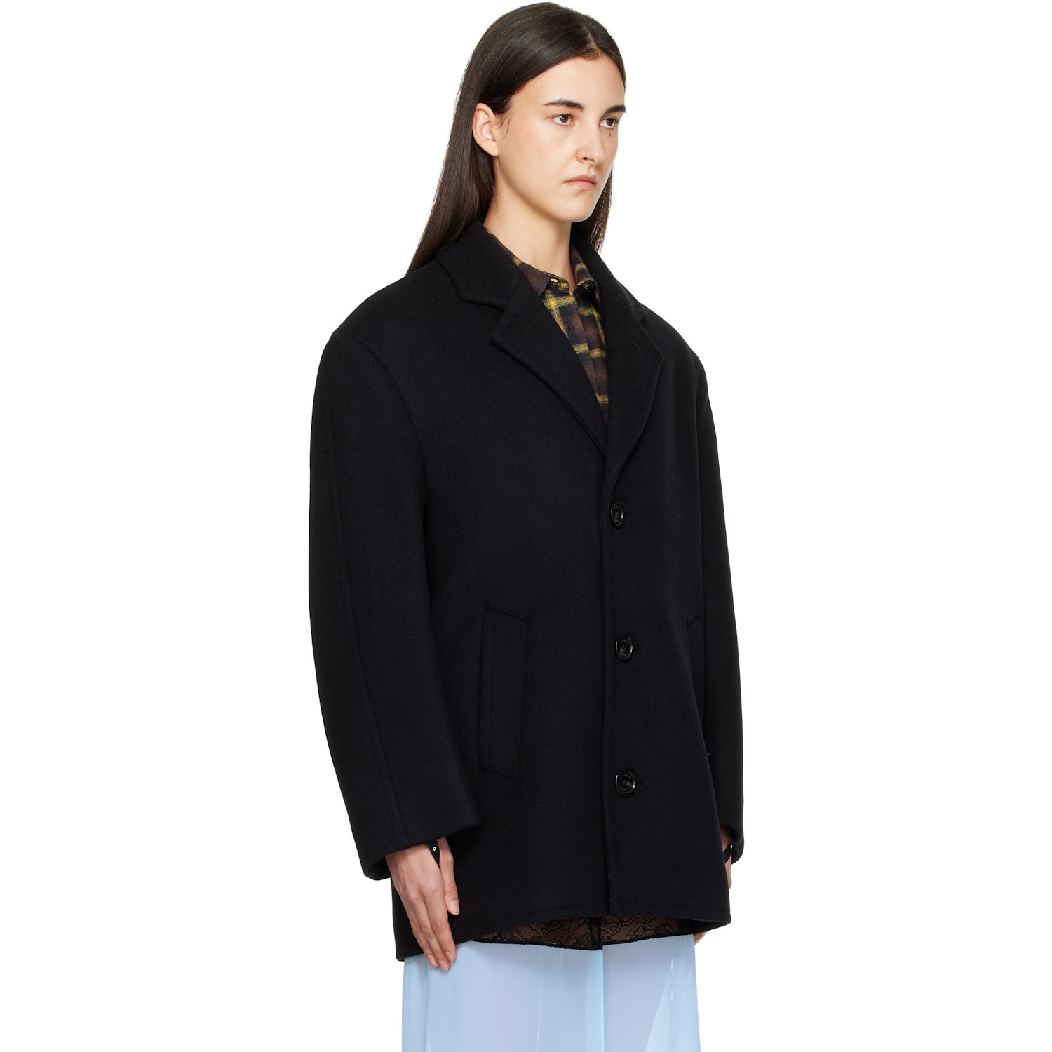 Coperni Black Oversize Coat 