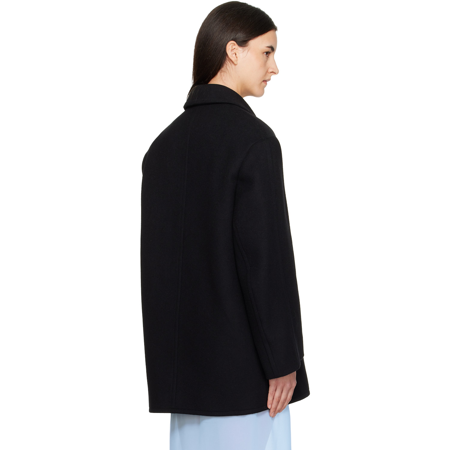  Coperni Black Oversize Coat 