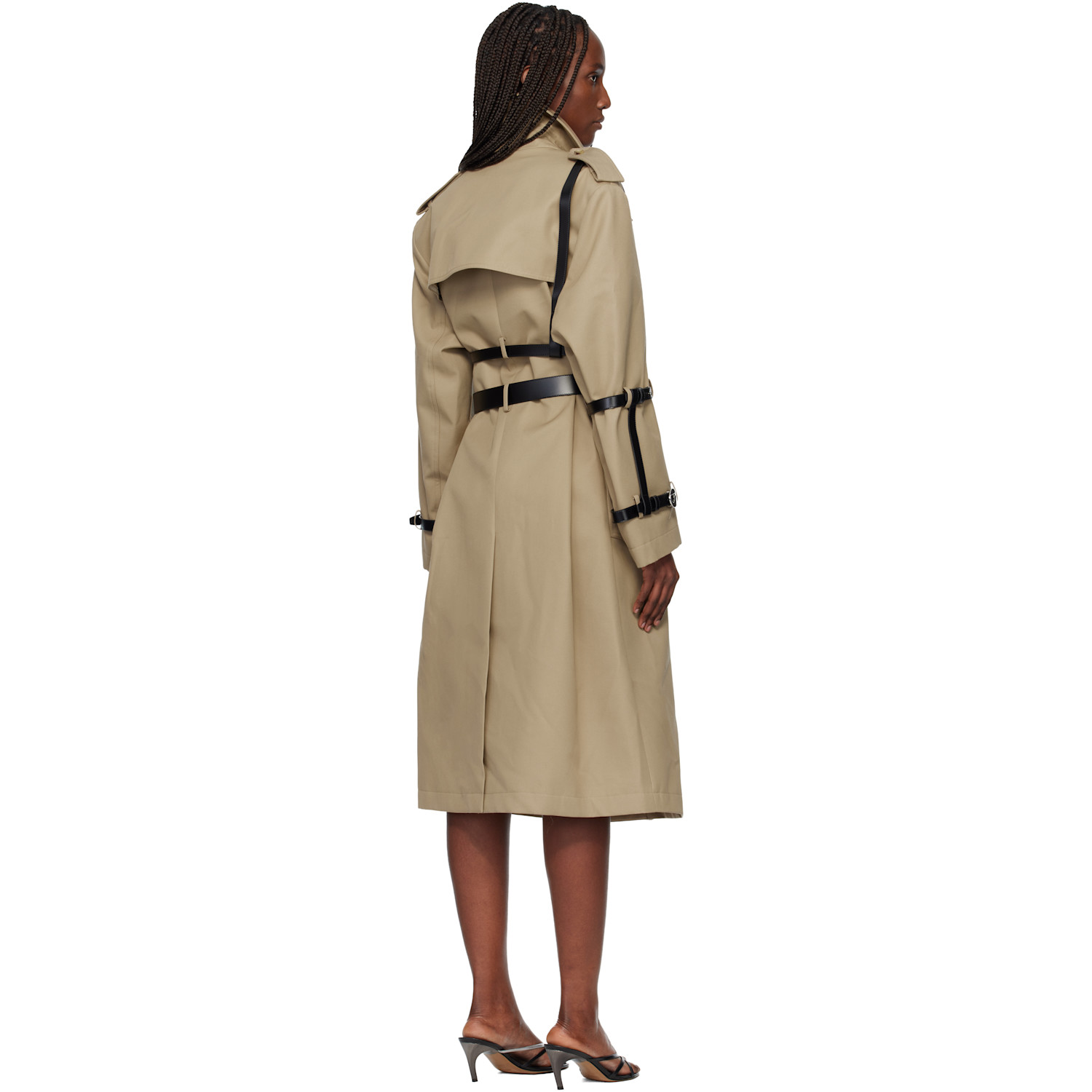  Coperni Beige Multi Belt Trench Coat 