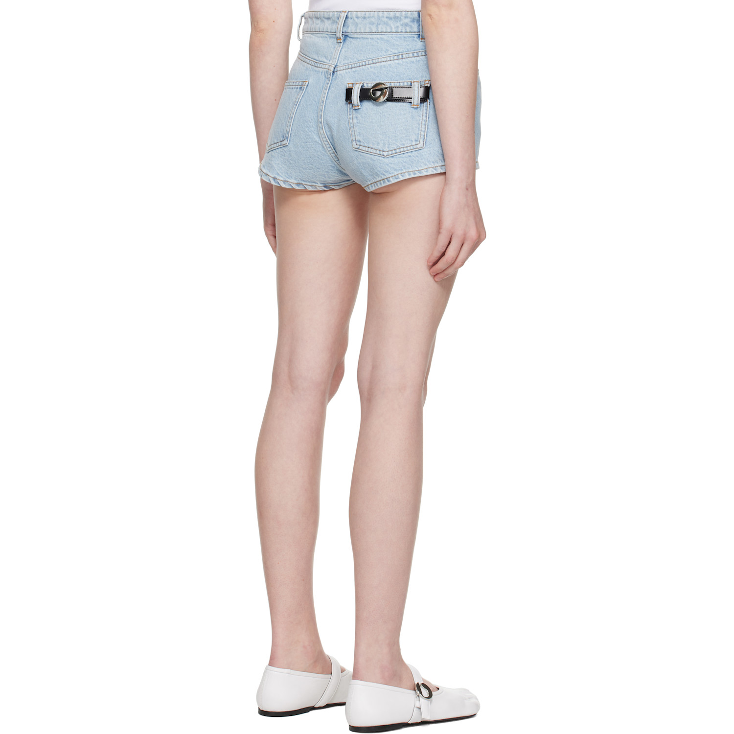  Coperni Blue Disney Crown Denim Shorts 