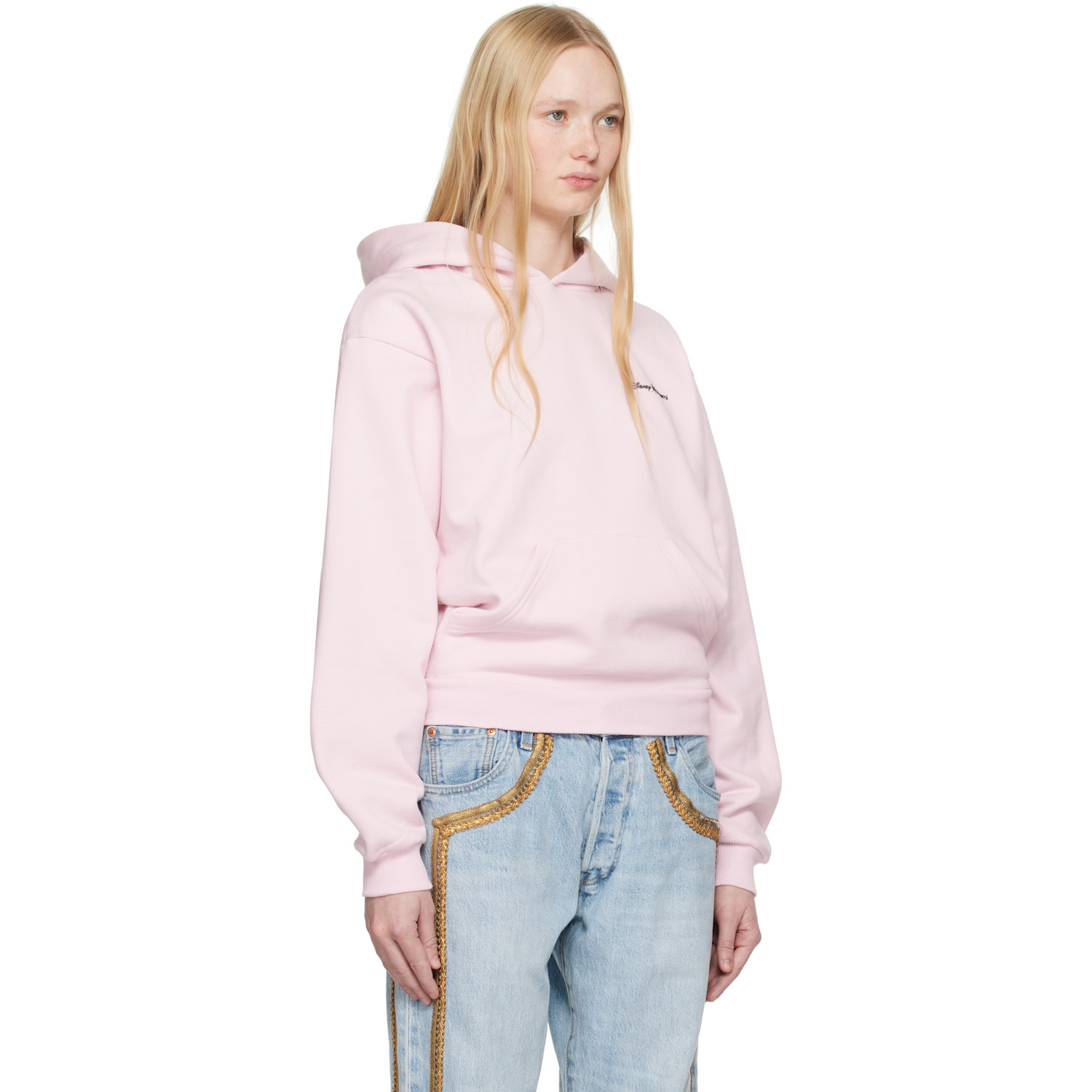  Coperni Pink Disney Crown Hoodie 