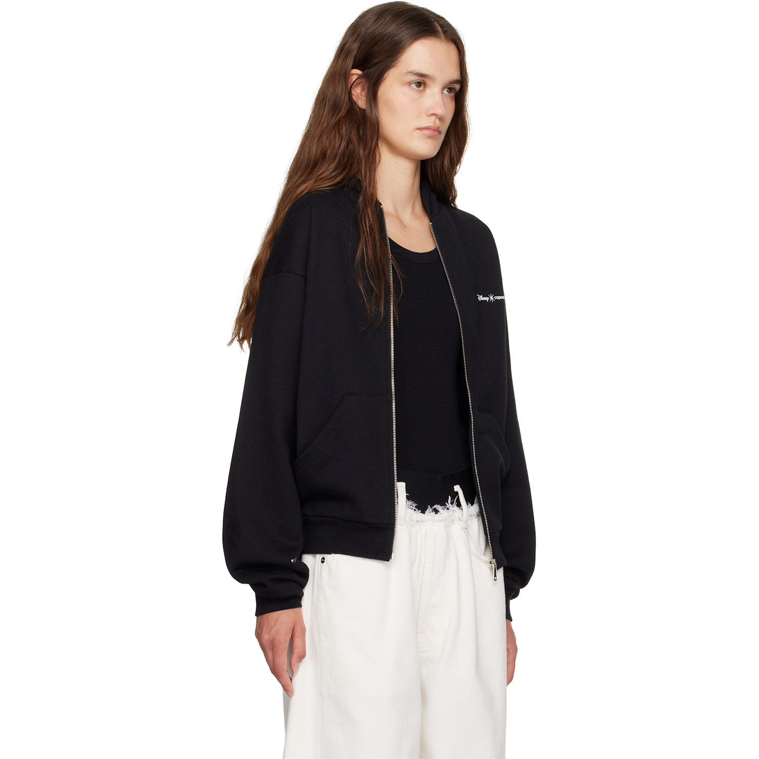 Coperni Black Disney Maleficent Zip Up Hoodie 