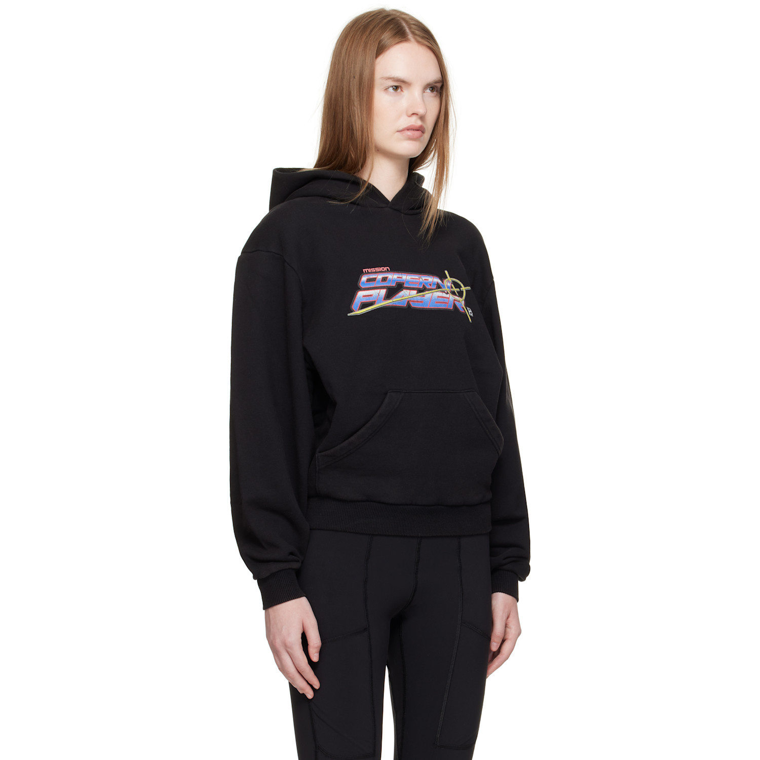  Coperni Black Slogan Hoodie 