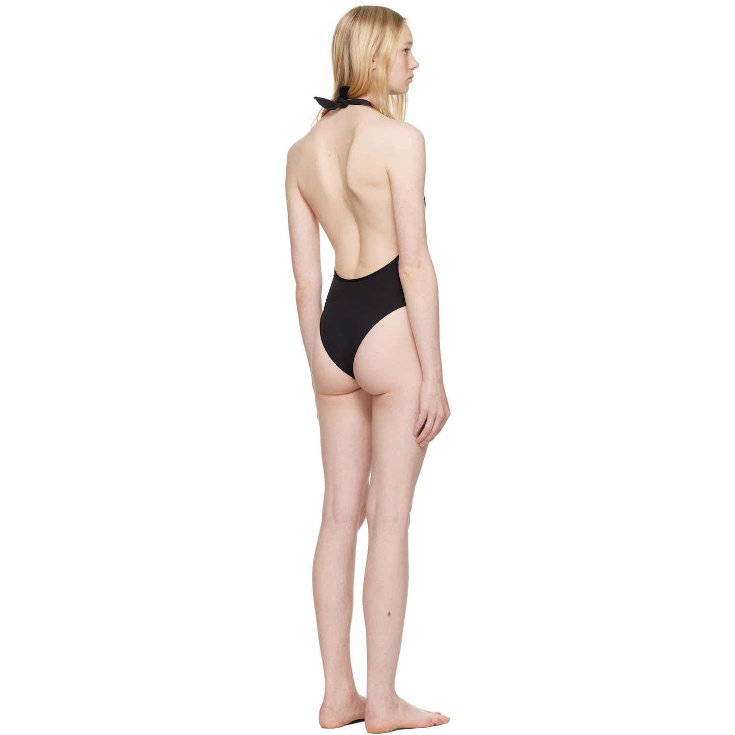  Coperni Black Flower Swimsuit 