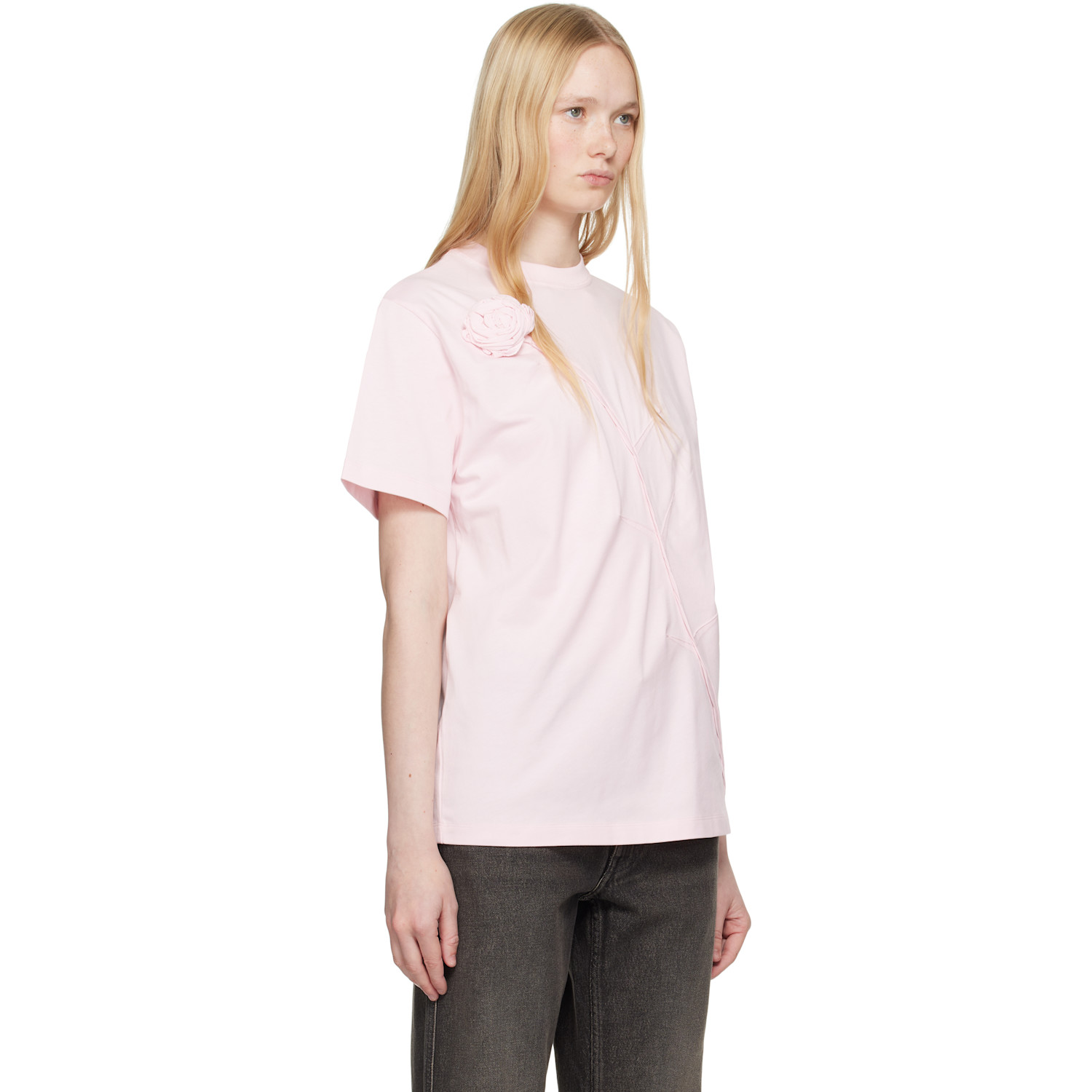  Coperni Pink Disney Rose T-shirt 