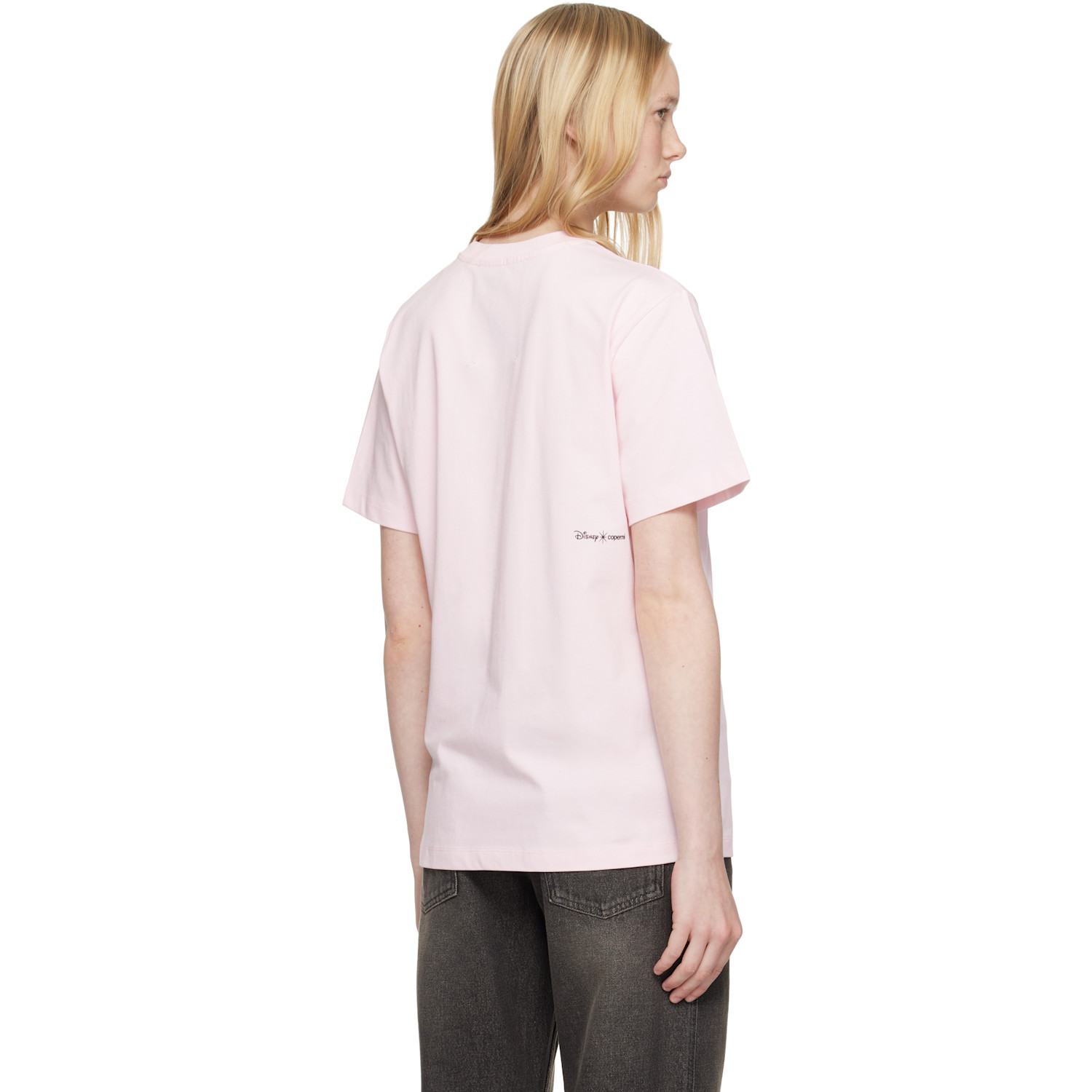  Coperni Pink Disney Rose T-shirt 