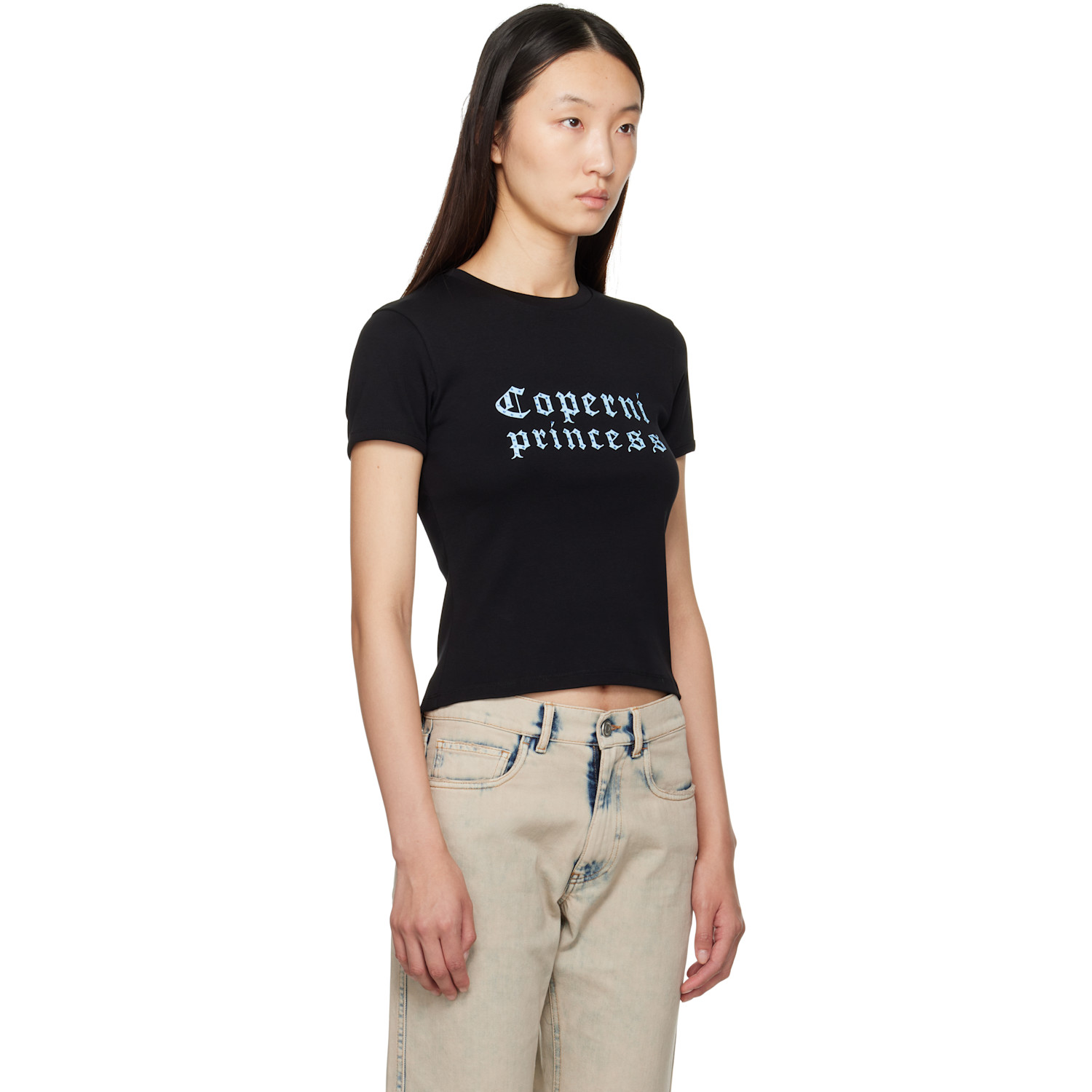  Coperni Black 'coperni Princess' Slim-fit T-shirt 