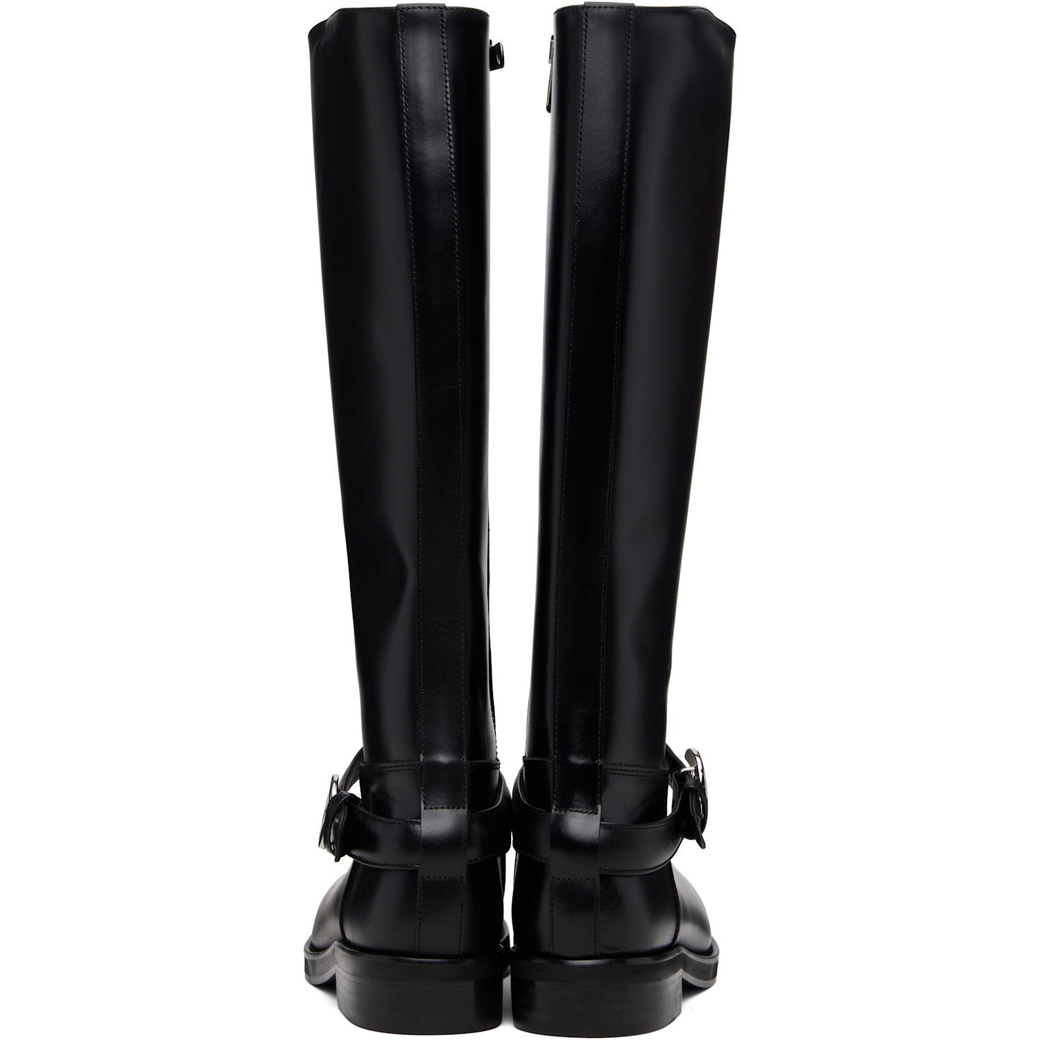  Coperni Black Belt Cavalier Tall Boots 