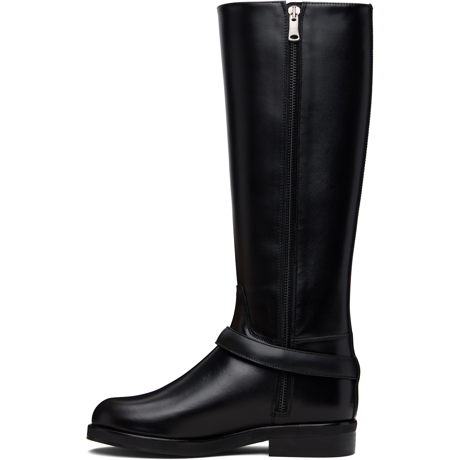  Coperni Black Belt Cavalier Tall Boots 