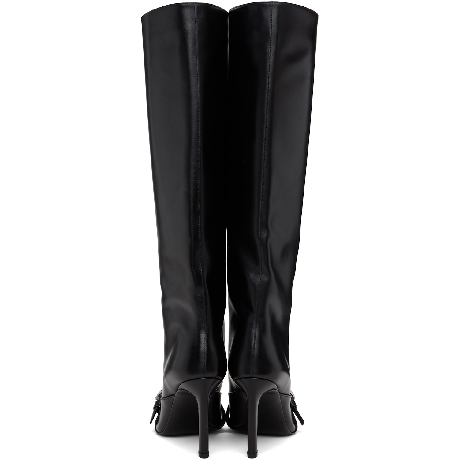  Coperni Black Belt Tall Boots 