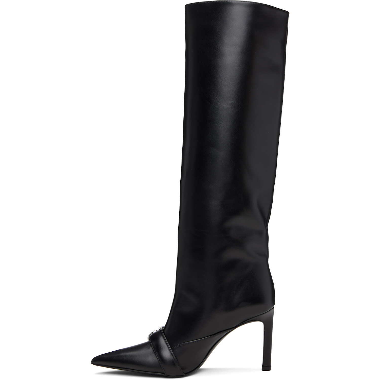  Coperni Black Belt Tall Boots 