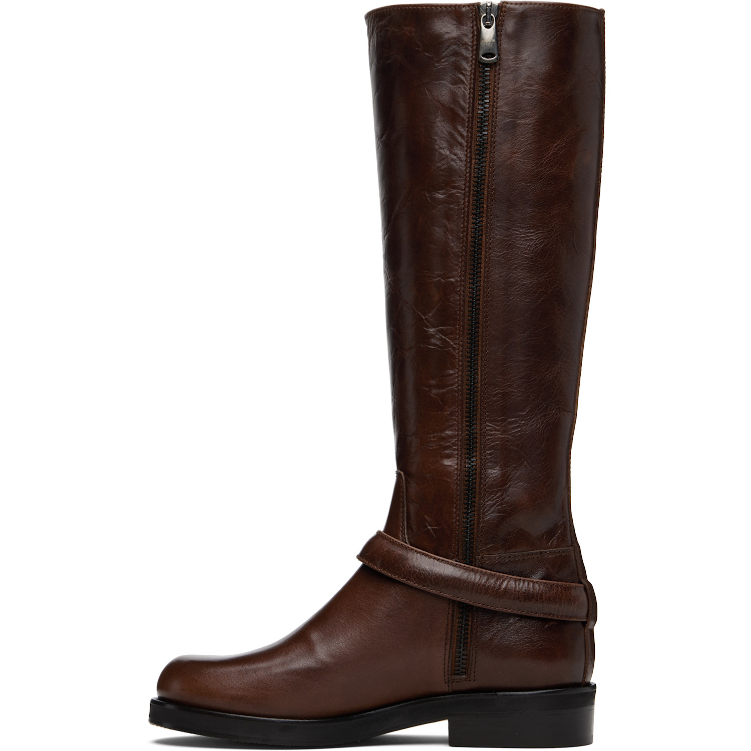  Coperni Brown Belt Cavalier Tall Boots 
