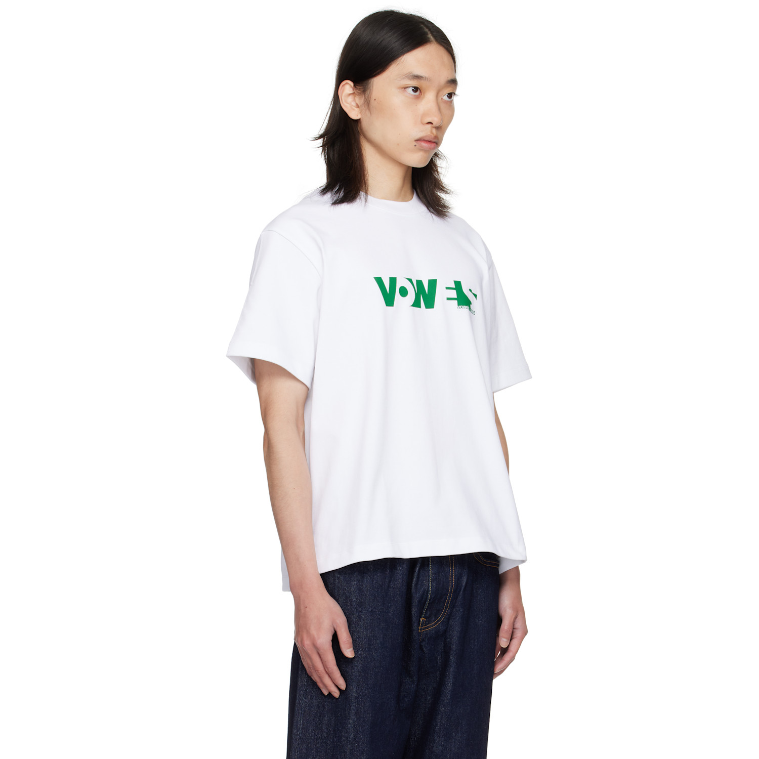  Vowels White Overall T-shirt 