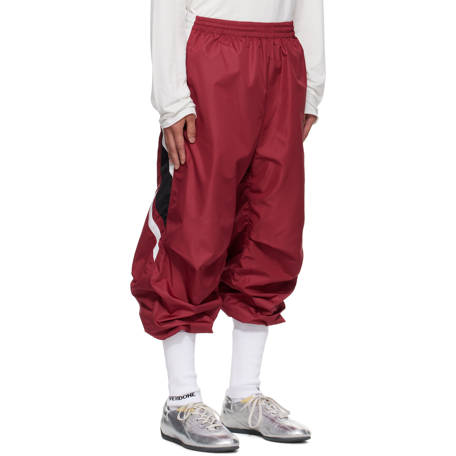 We11done Red Socks Track Pants 