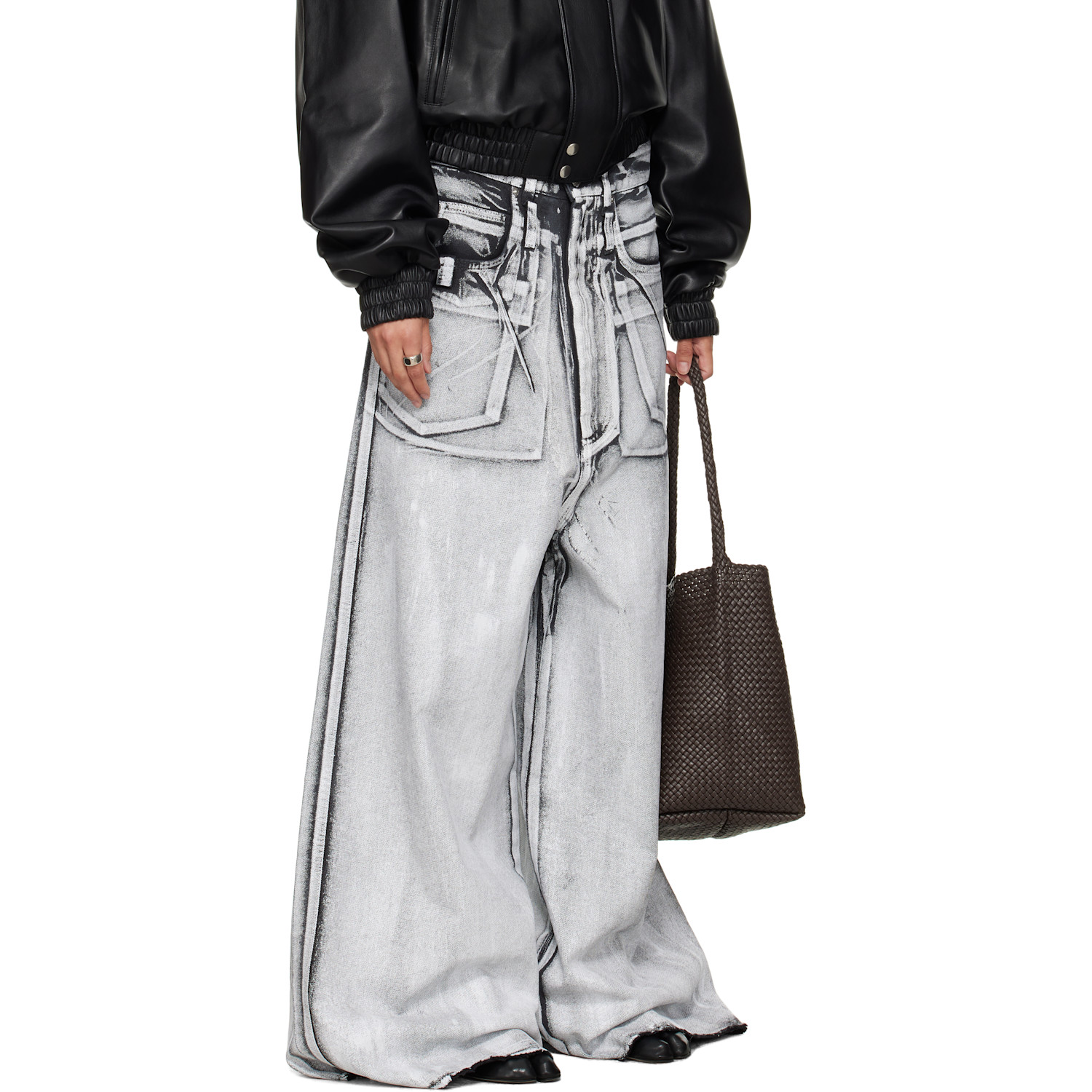  Lu'u Dan Gray Radiation Dumpster Jeans 