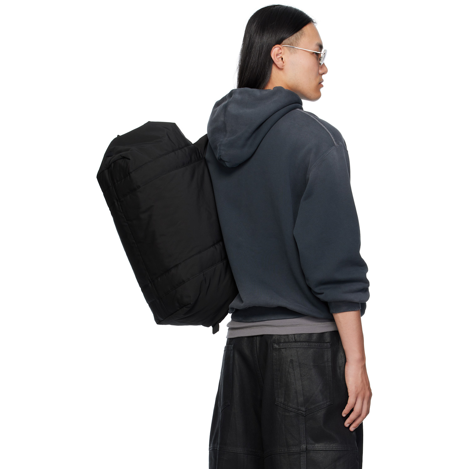  Lu'u Dan Gray Slouch Hoodie 