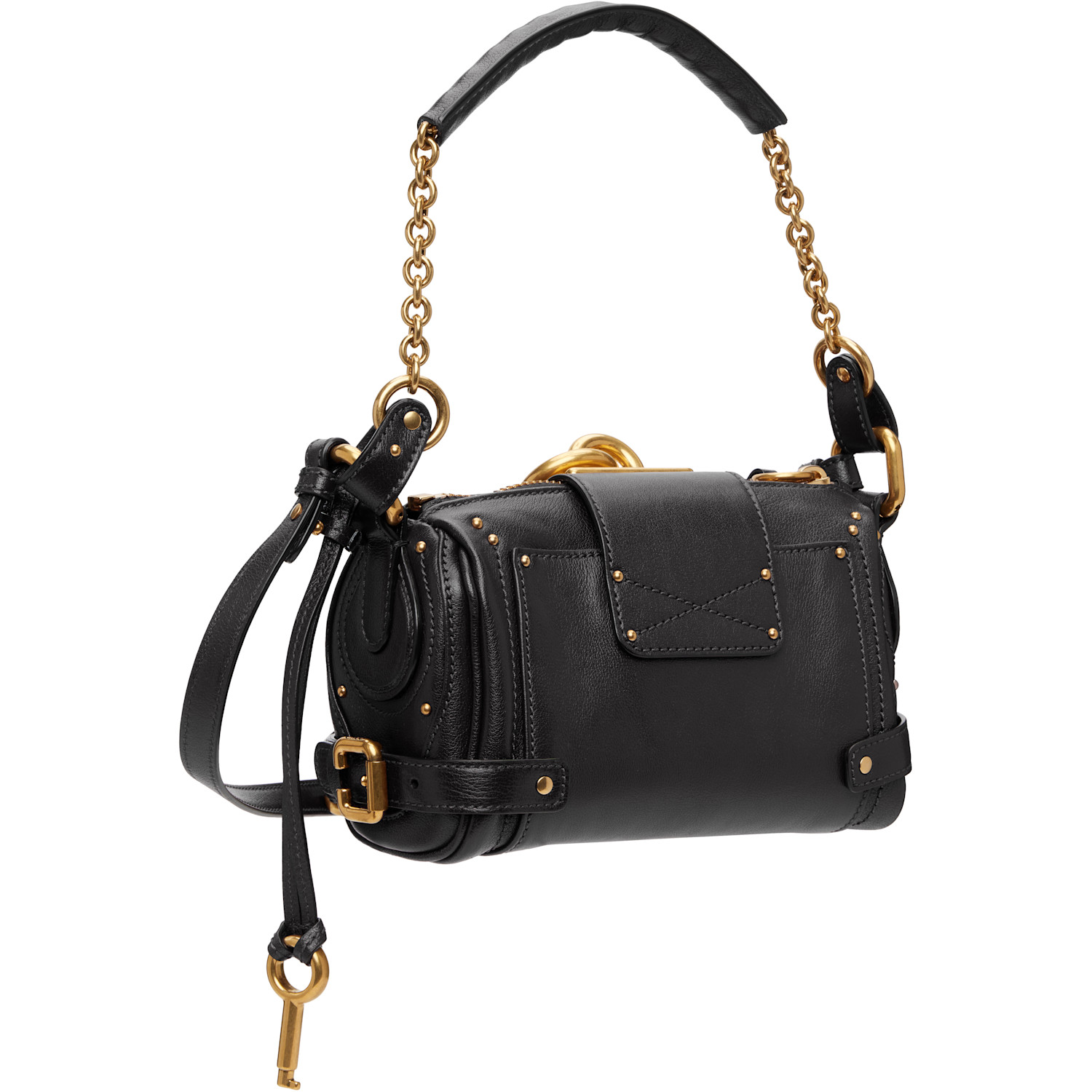  Chloé Black Small Paddington Chain Bag 