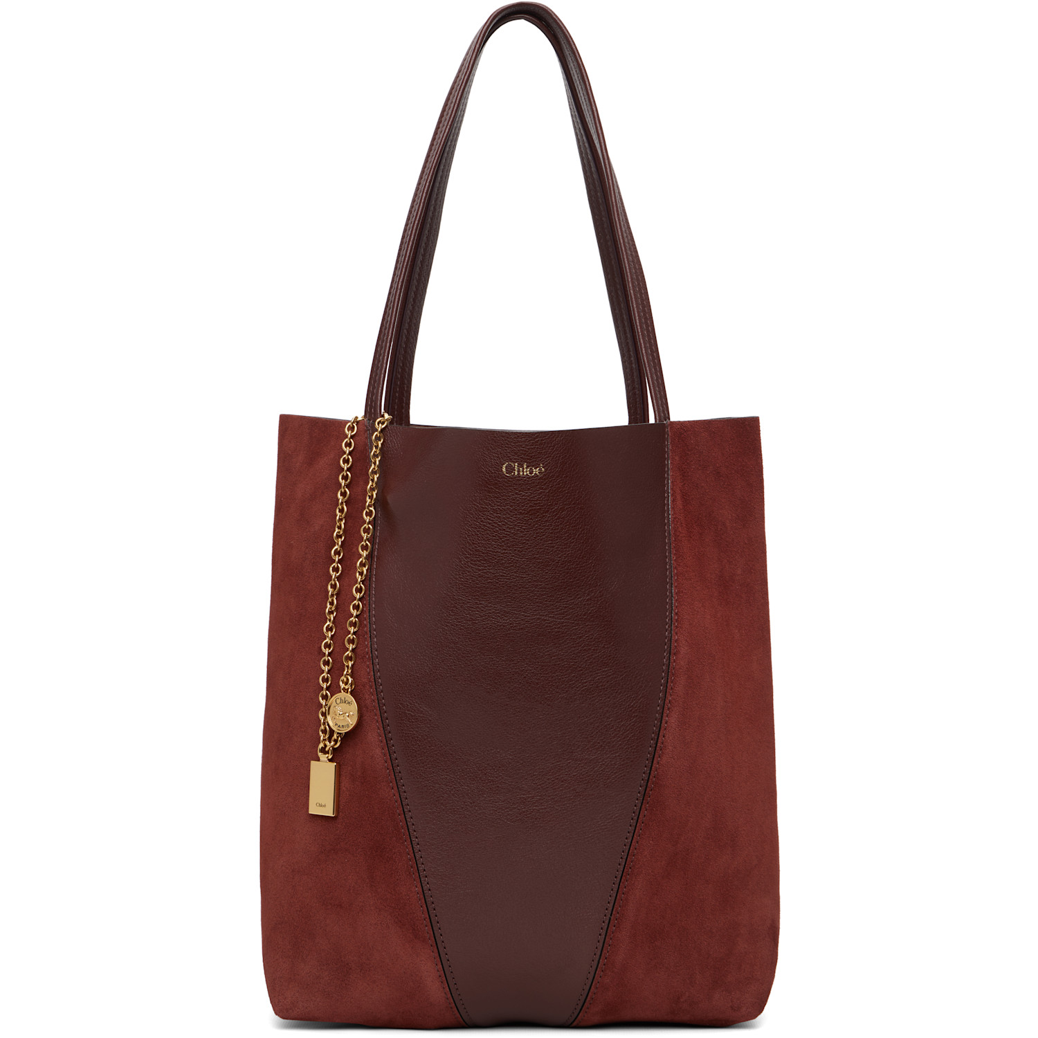 Chloé Brown 'Chloé' Spin Tote