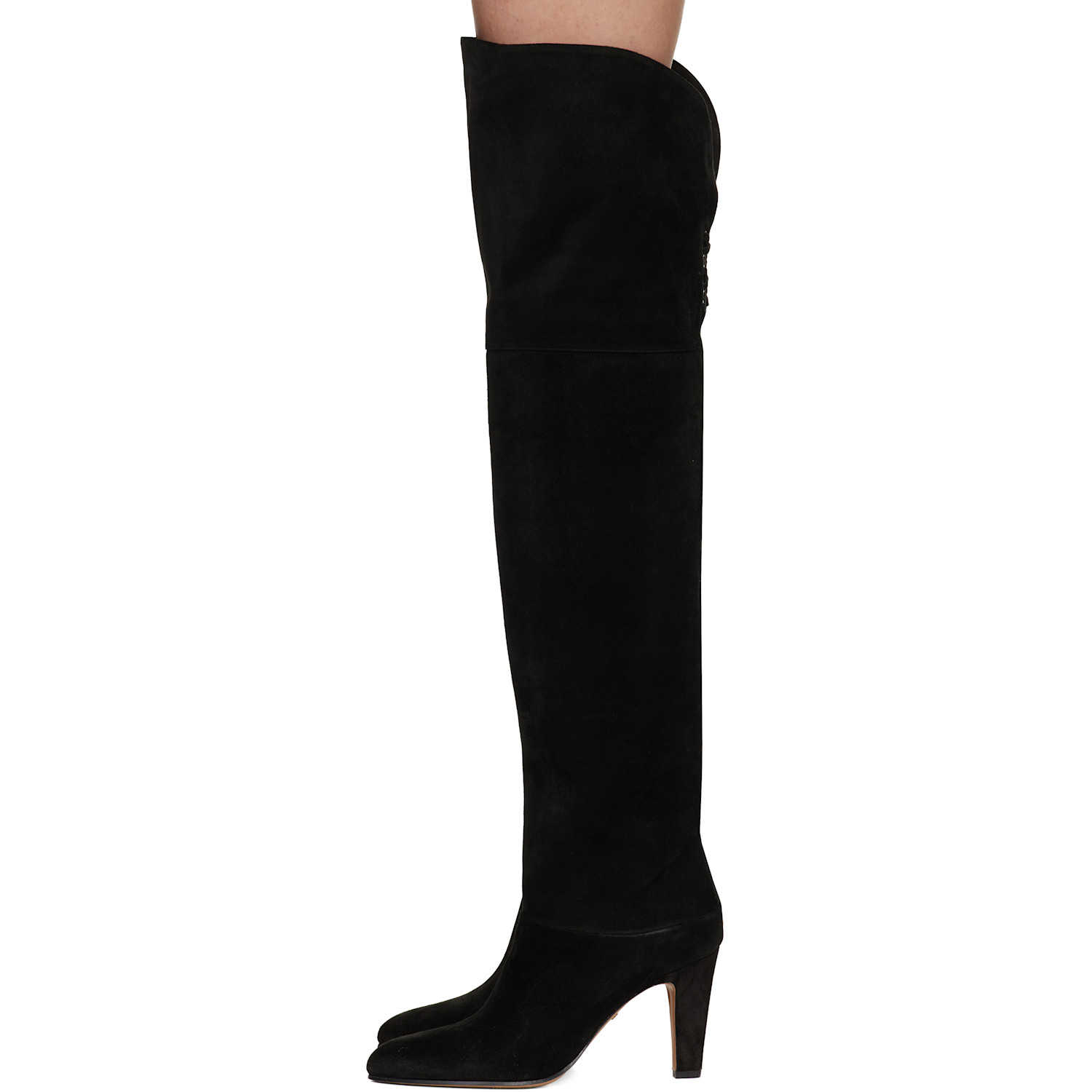  Chloé Black Eve Thigh High Boots 