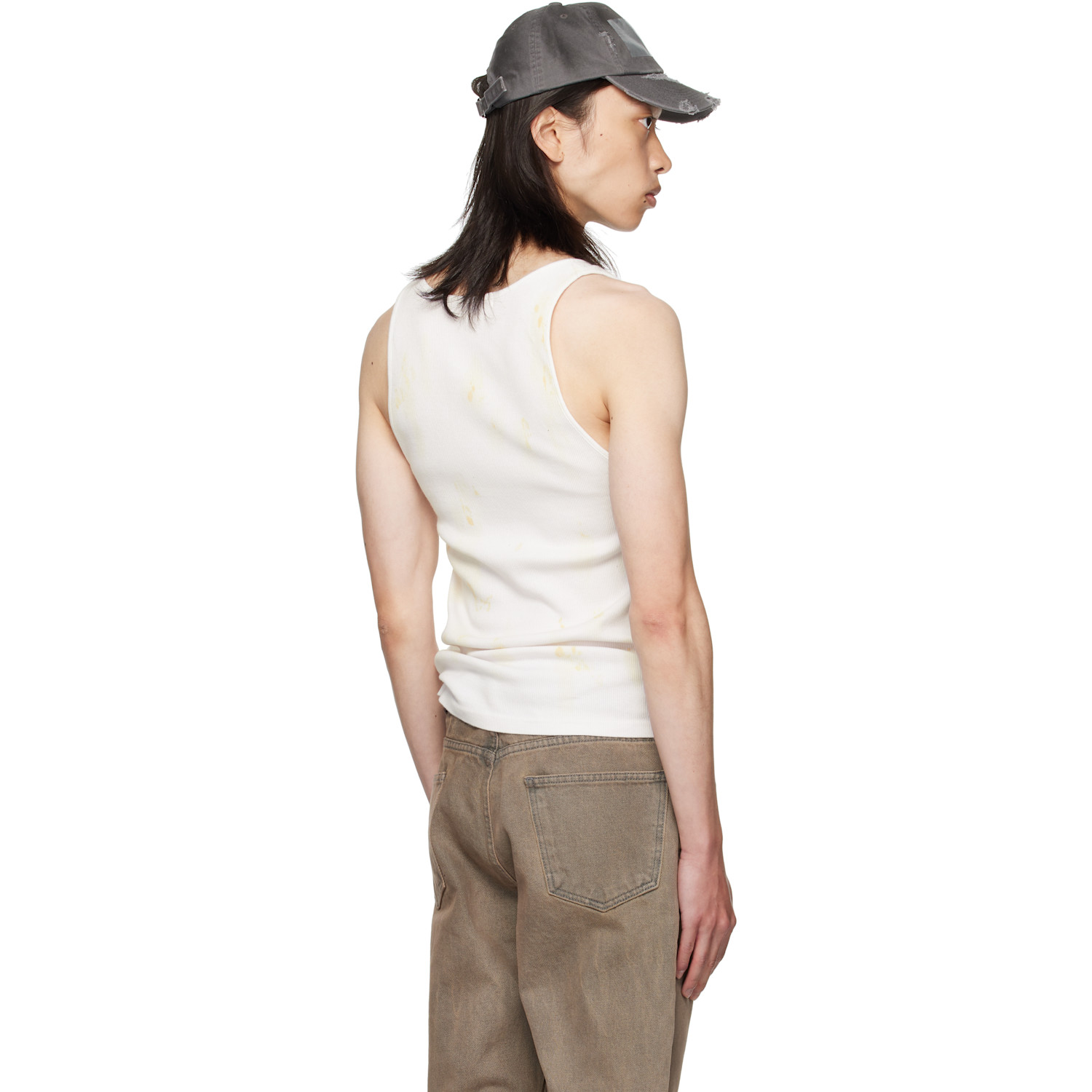  Alexander Digenova Gray Layered Tank Top 