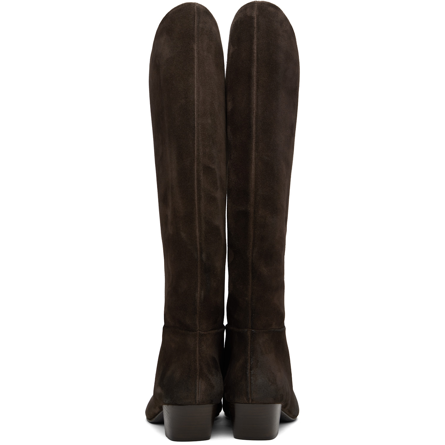  Marsèll Brown Goccio Reversed Leather Tall Boots 