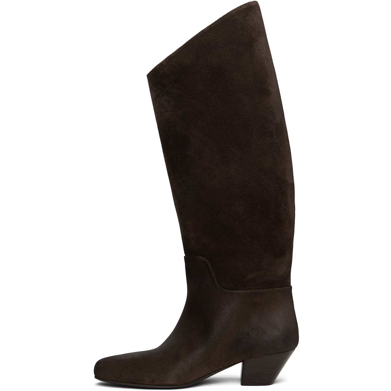  Marsèll Brown Goccio Reversed Leather Tall Boots 