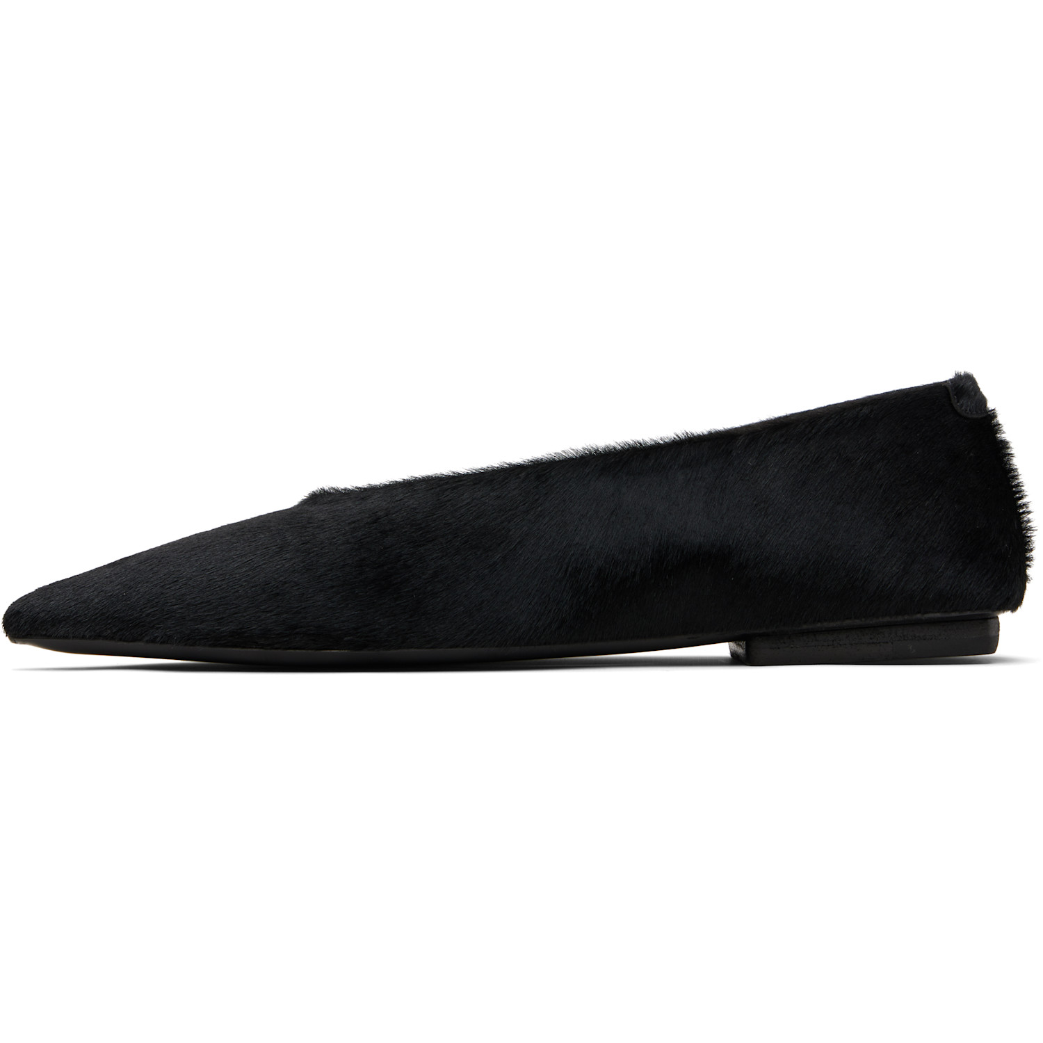  Marsèll Black Ago Short Hair Ballerina Flats 
